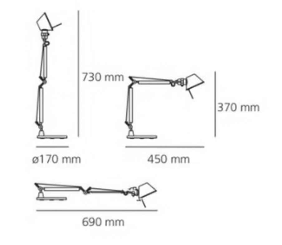 Artemide borðlampi 4