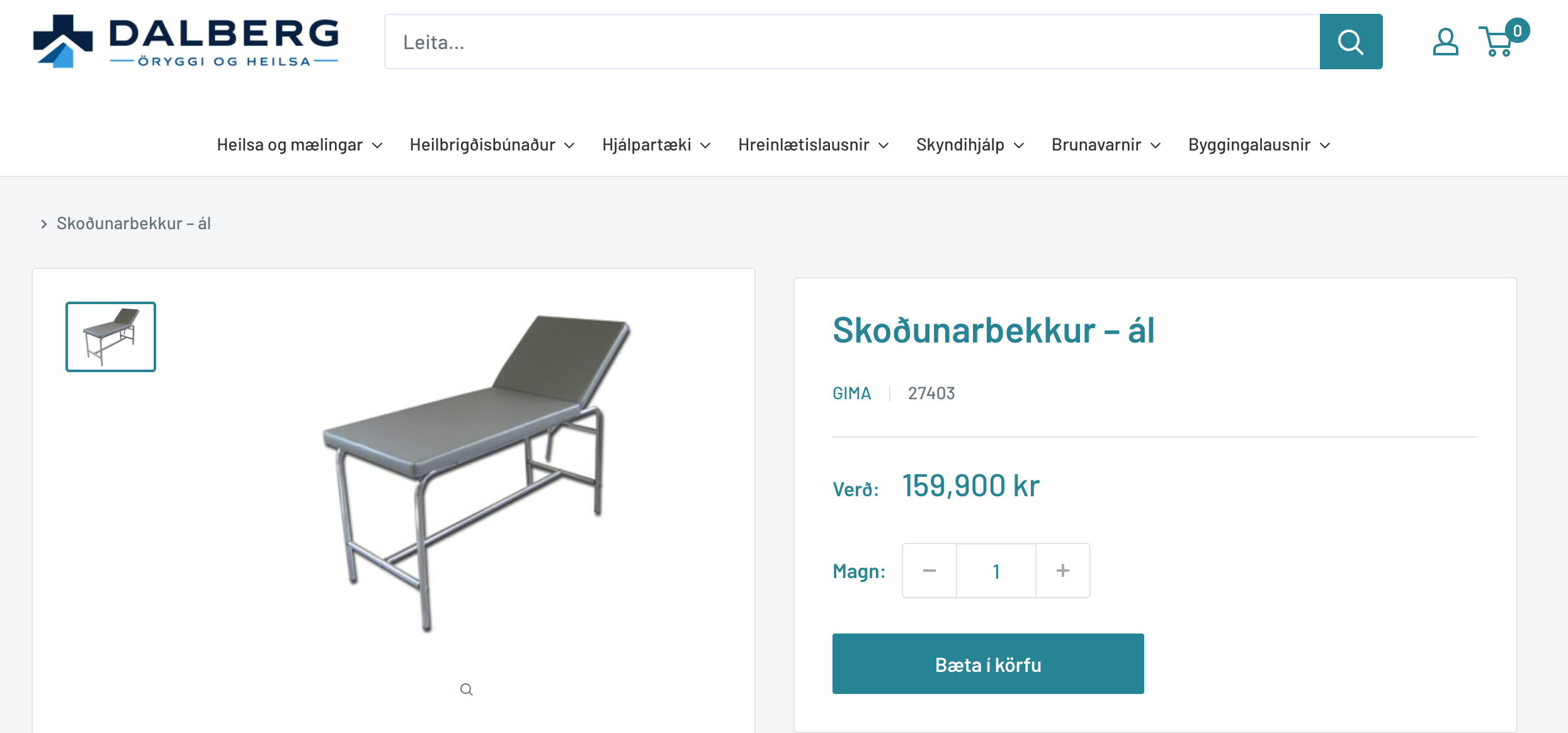 Skoðunarbekkur 7