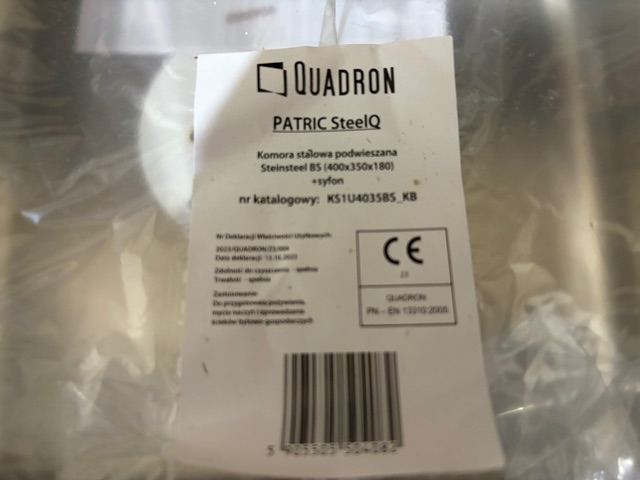 Quadron stálvaskur 3