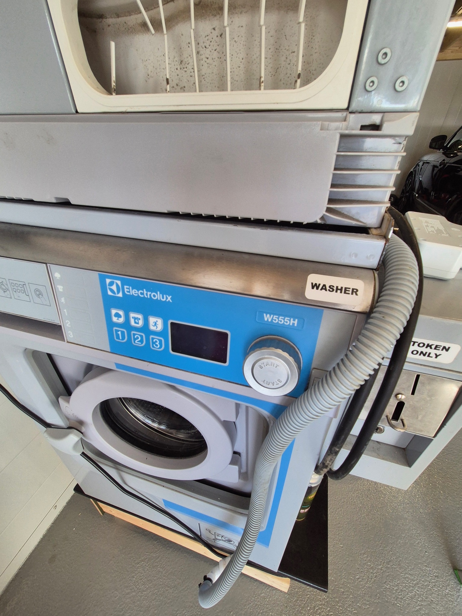 Electrolux þvottavél og þurrkari með token greiðslur 3