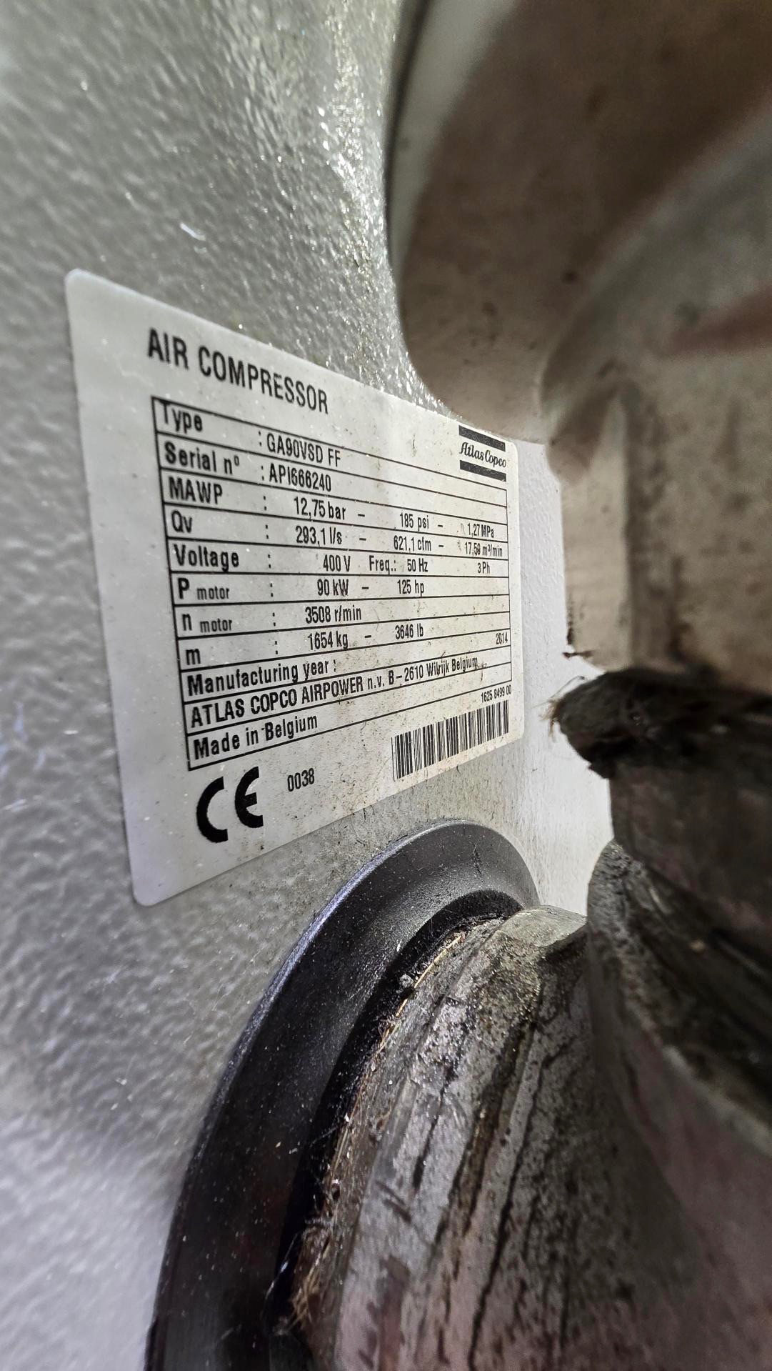 Atlas Copco skrúfuloftpressa 5