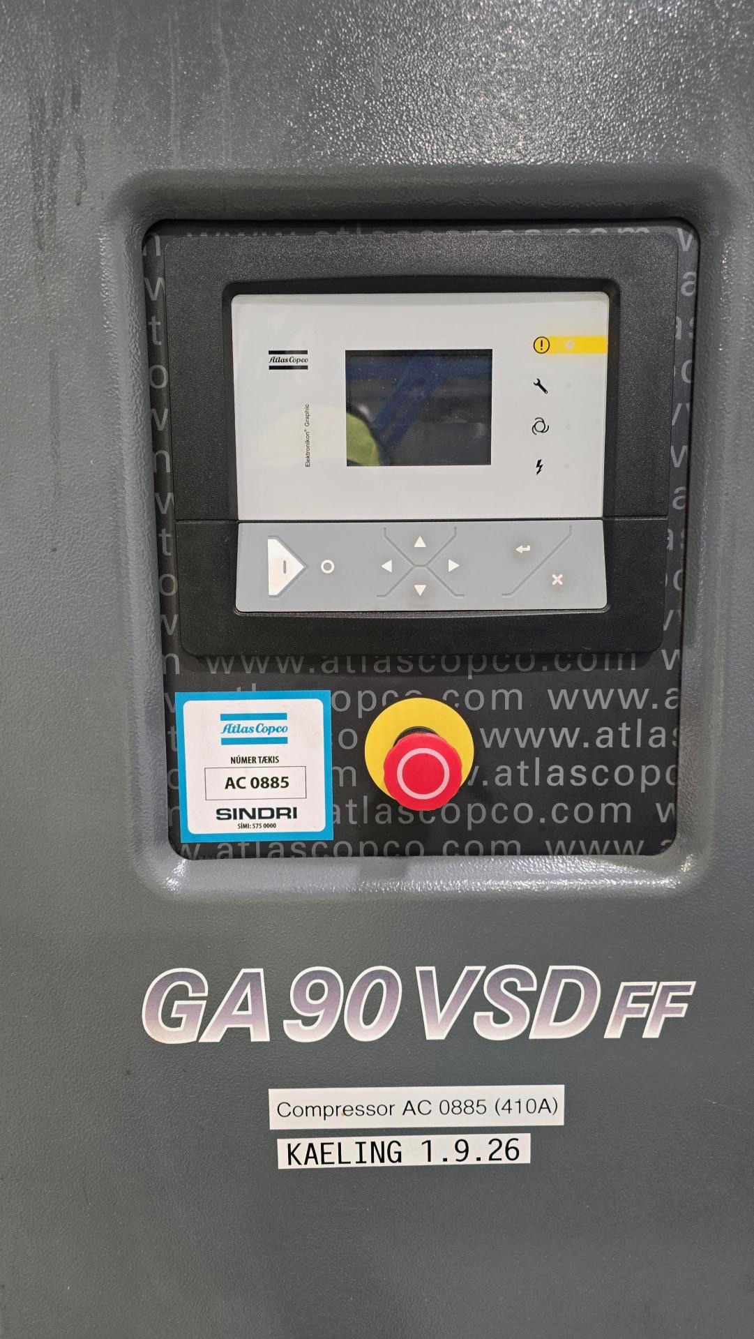 Atlas Copco skrúfuloftpressa 4