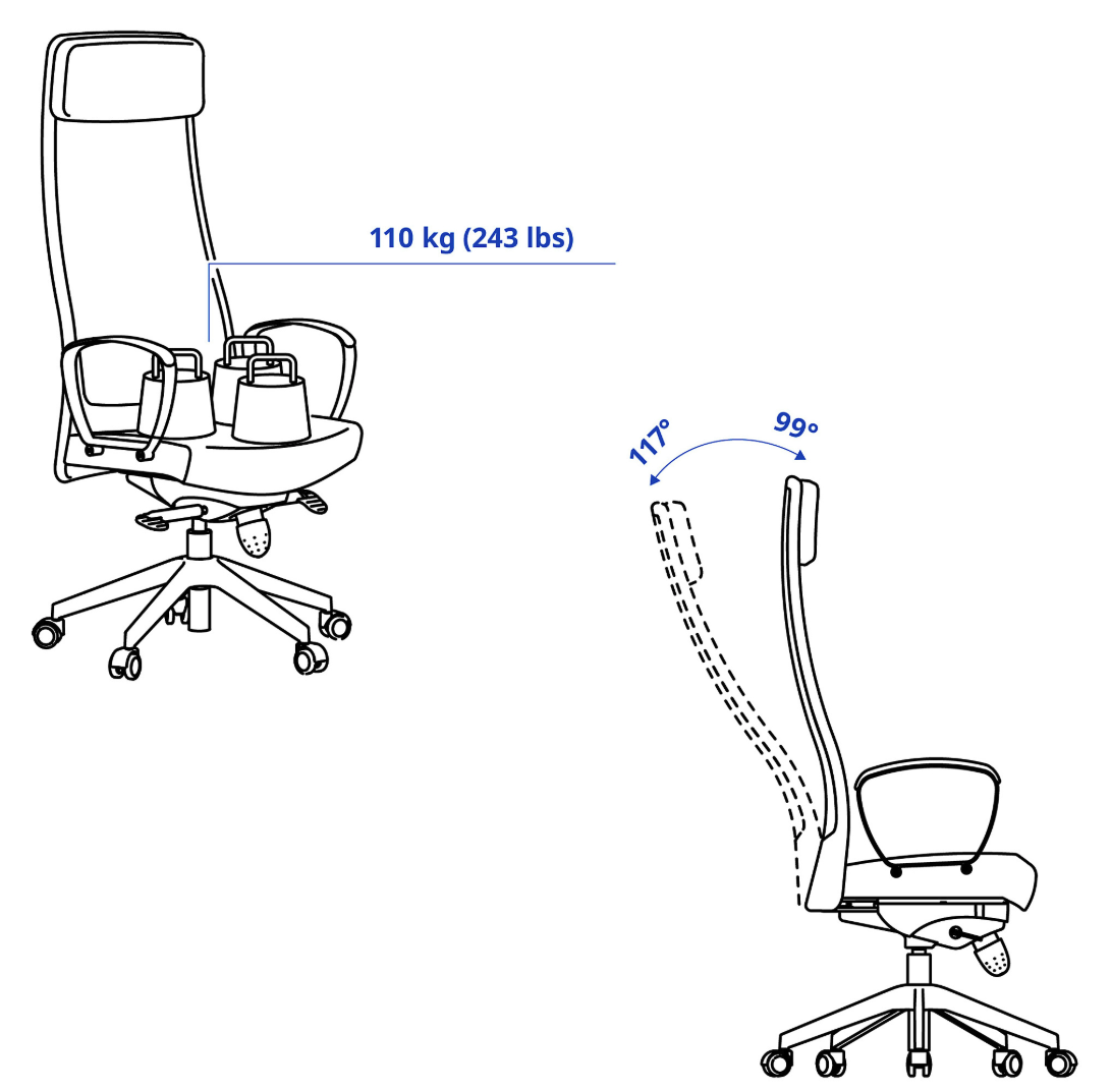 IKEA skrifborðsstóll 5