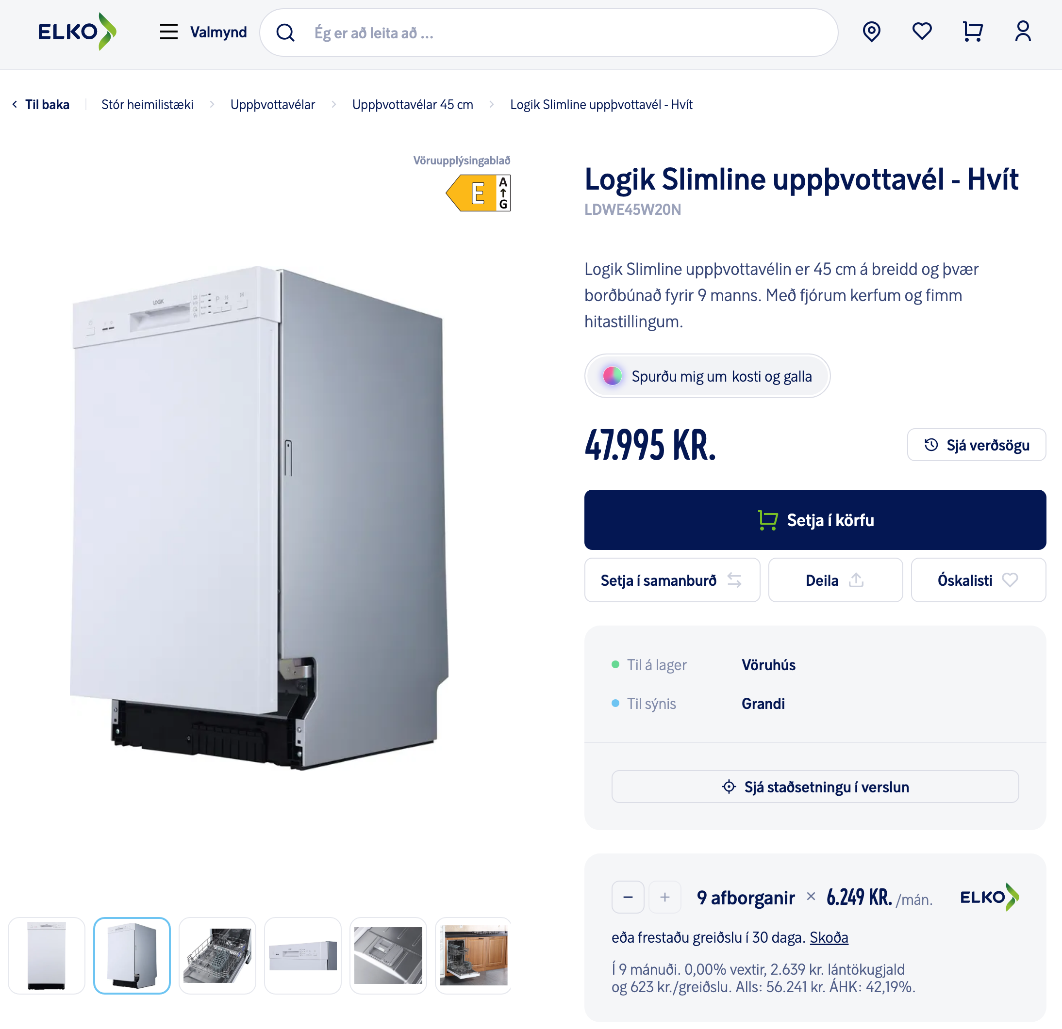 Logik uppþvottavél 3