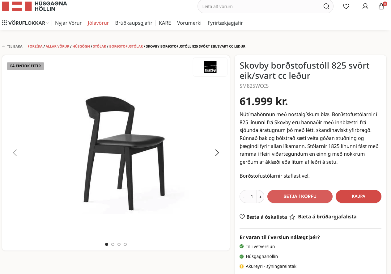 Skovby borðstofustóll 4