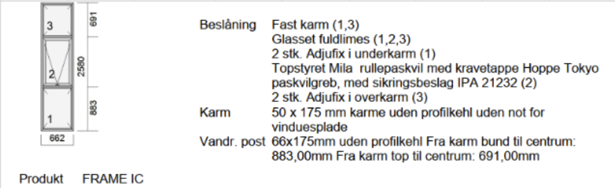 Idealcombi álklæddur timburgluggi 5