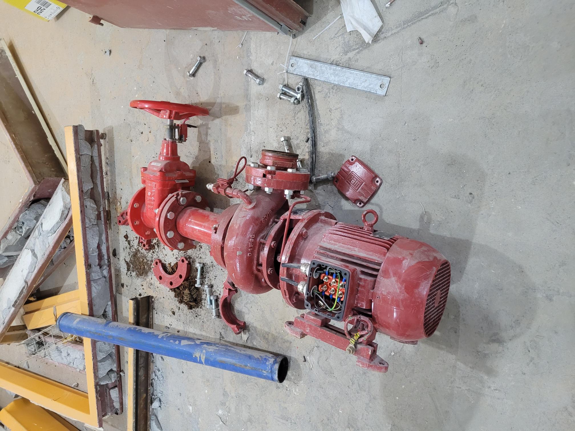 SELT / SOLD - Öflug sprinklerdæla 7.5 kw