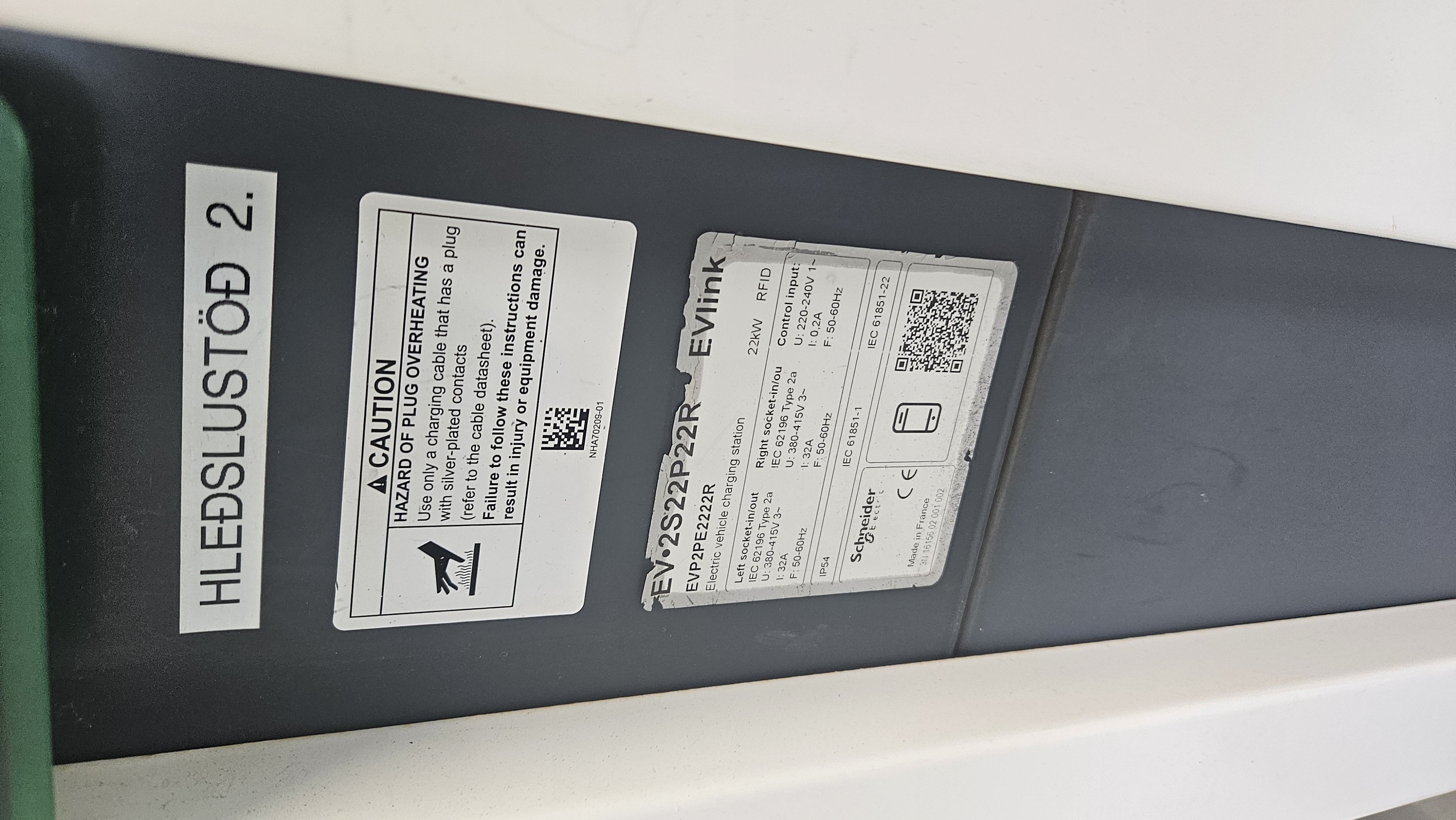 SELT / SOLD Hleðslustöð 22 KW fyrir heimilið(2 bílar)eða fyrirtækið 6