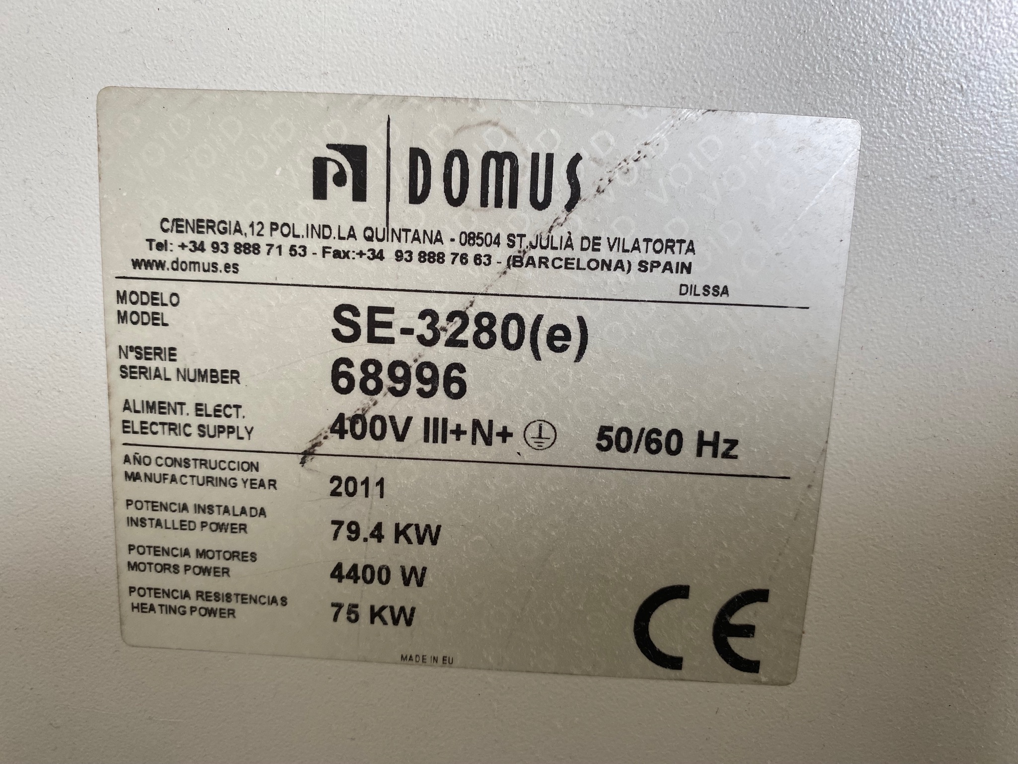SELT / SOLD Domus iðnaðarstrauvél 15