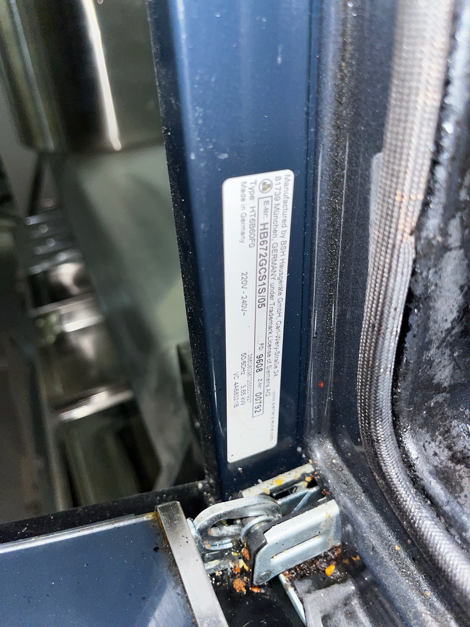 SELT / SOLD SIEMENS blástursofn 3.65KW - sjálfhreinsandi 7