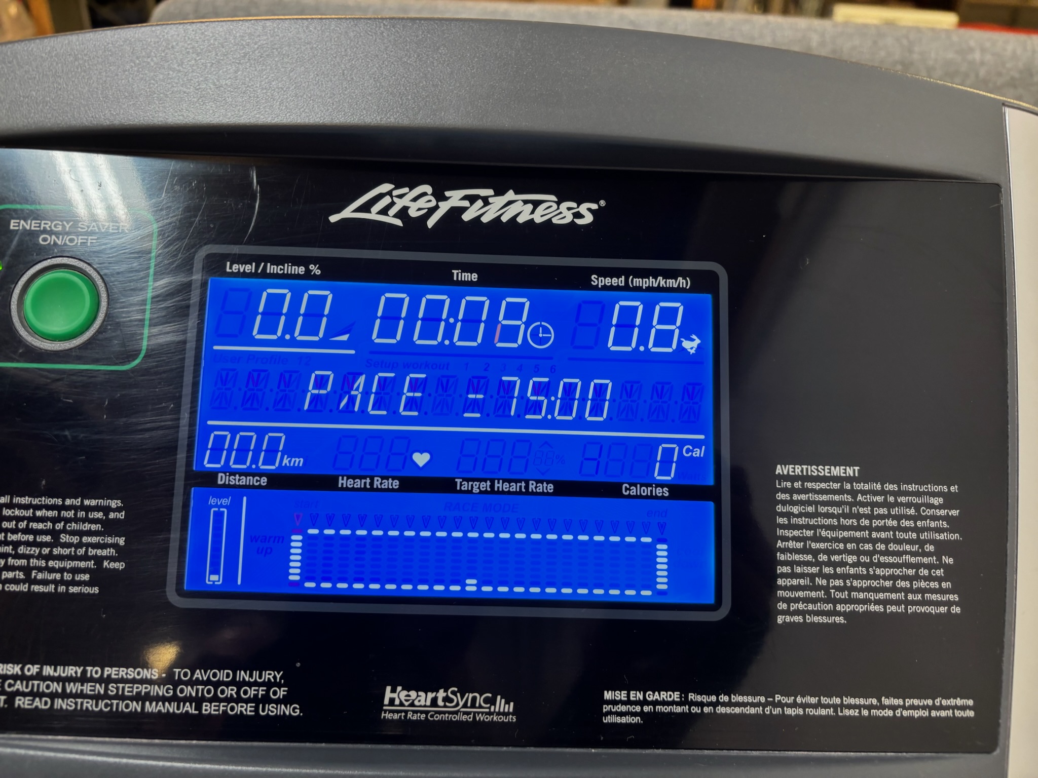 SELT / SOLD Life Fitness F3 hlaupabretti 6
