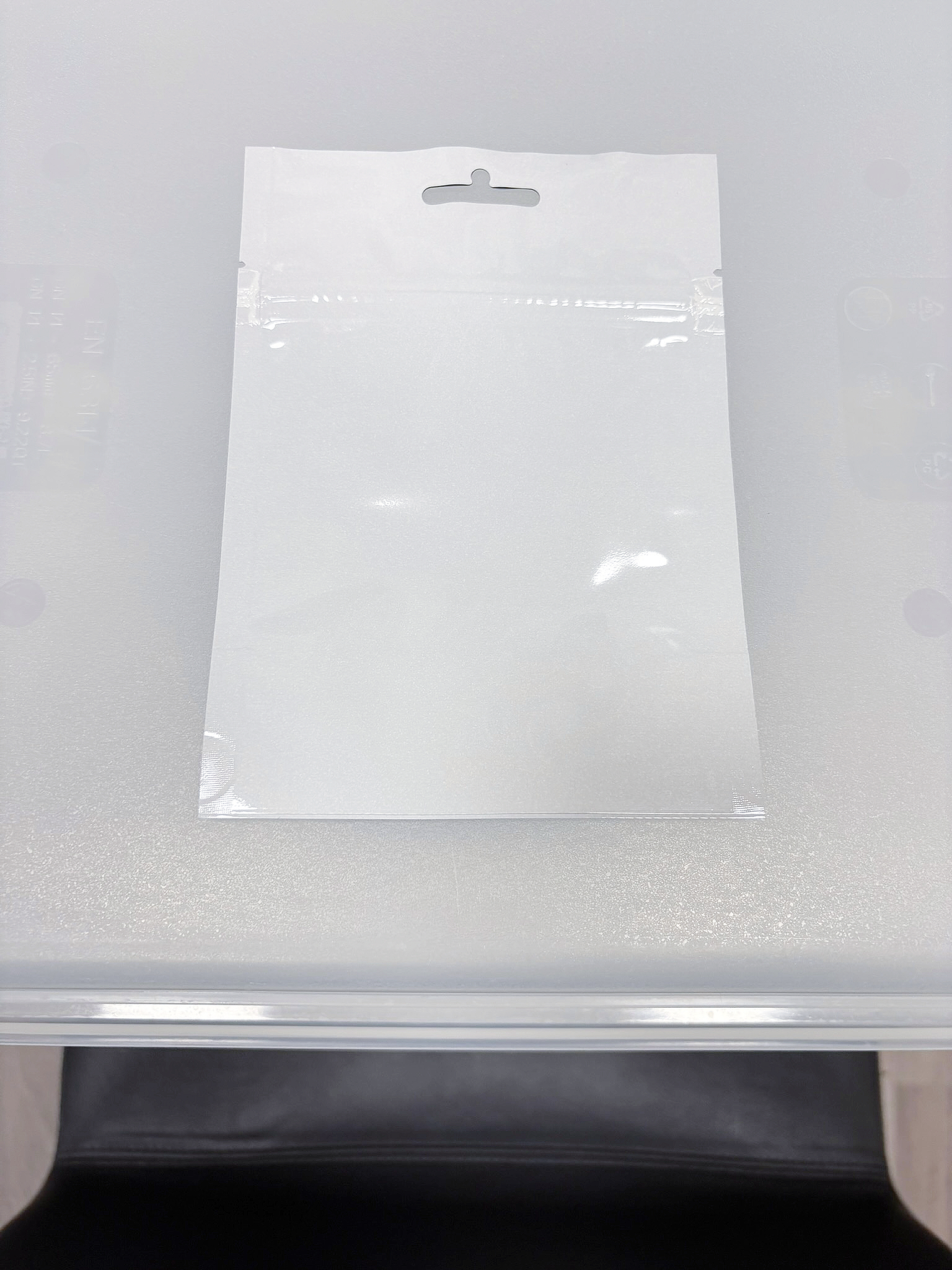 Hvítir zip-lock plastpokar - 2.000 stk.