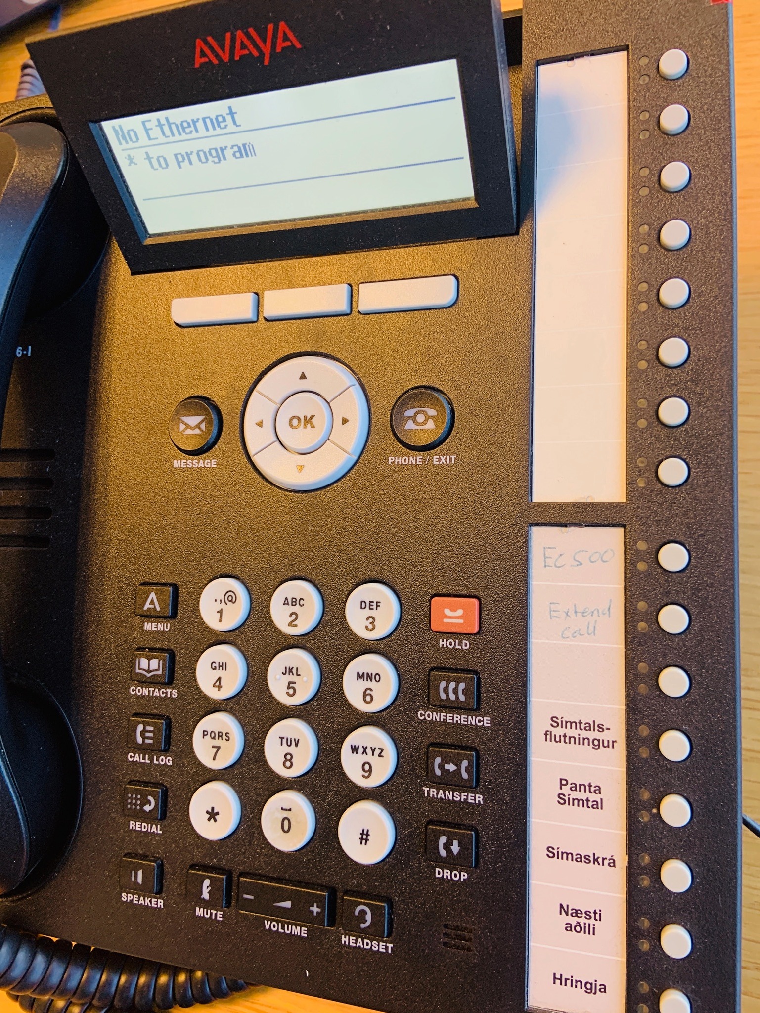 SELT / SOLD Avaya 1616-I IP símtæki 16 hnappa 2