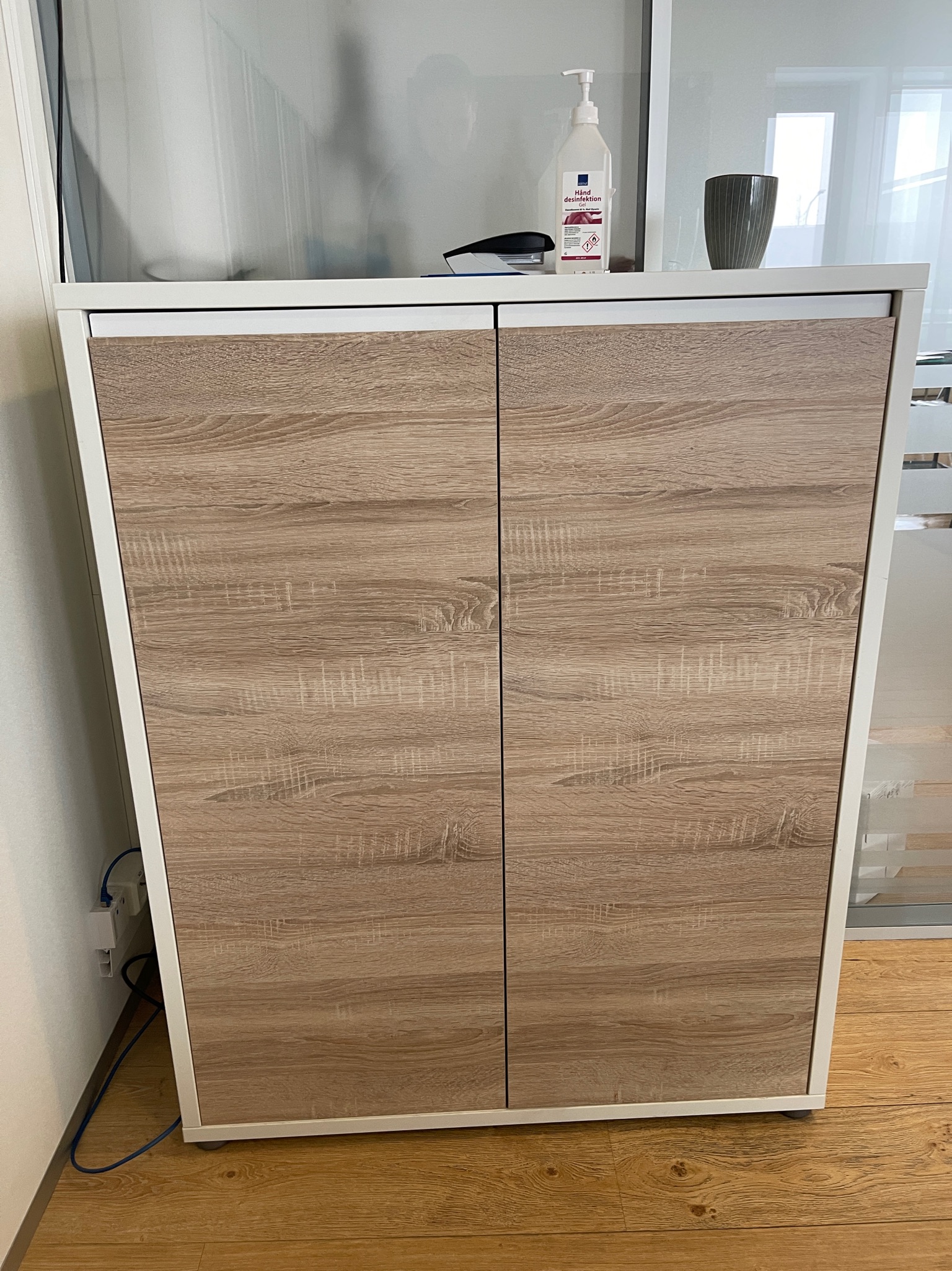 Selt/Endurnýtt-Skrifstofuskápur H113xB89xD40 5