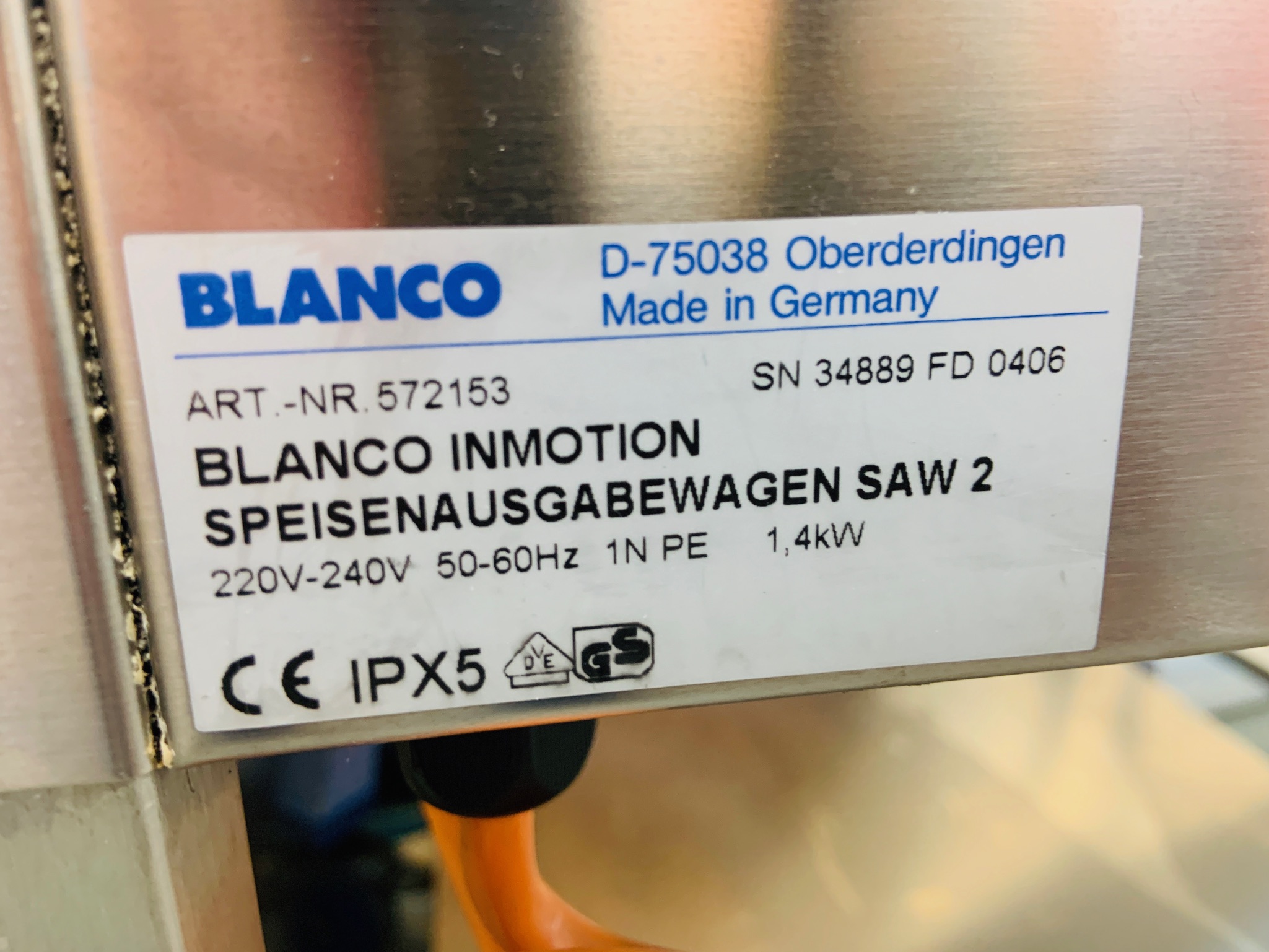 BLANCO SAW2 hitabað 2x1/1 GN 6