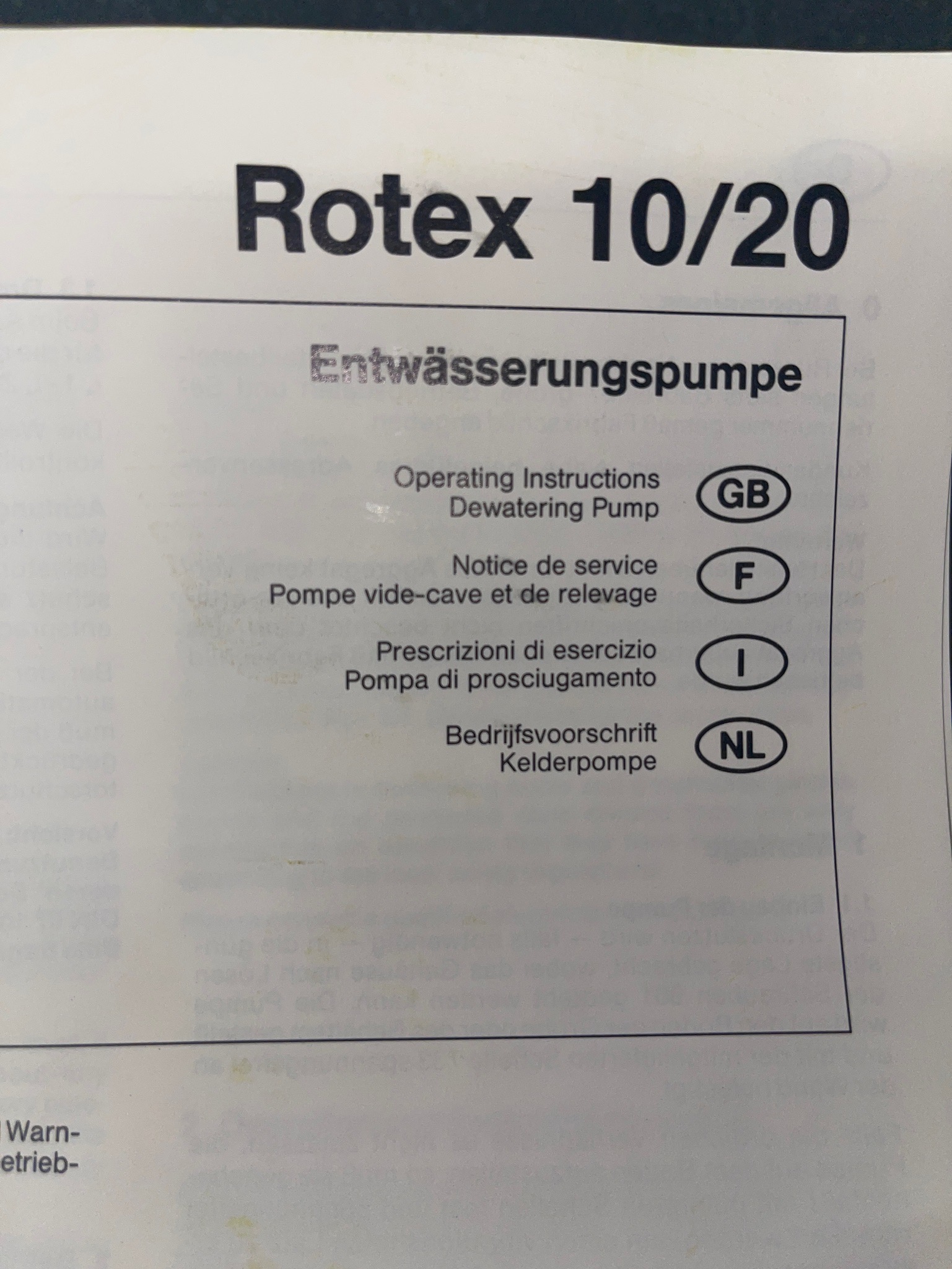 Ónotuð KSB Rotex 20/170 D þriggja fasa dæla 9