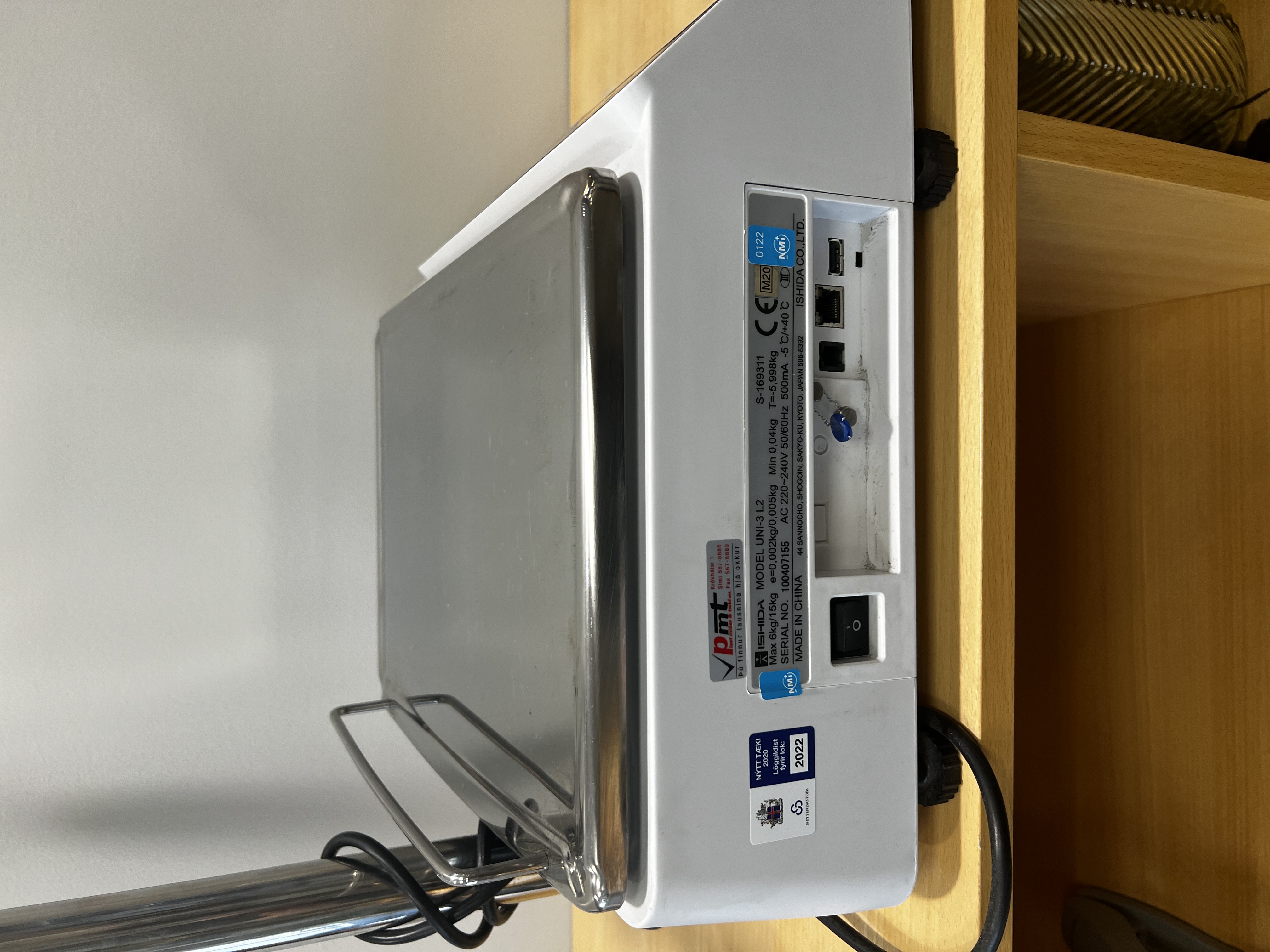 SELT / SOLD - Ishida Uni-3 límmiðavog frá PMT 2