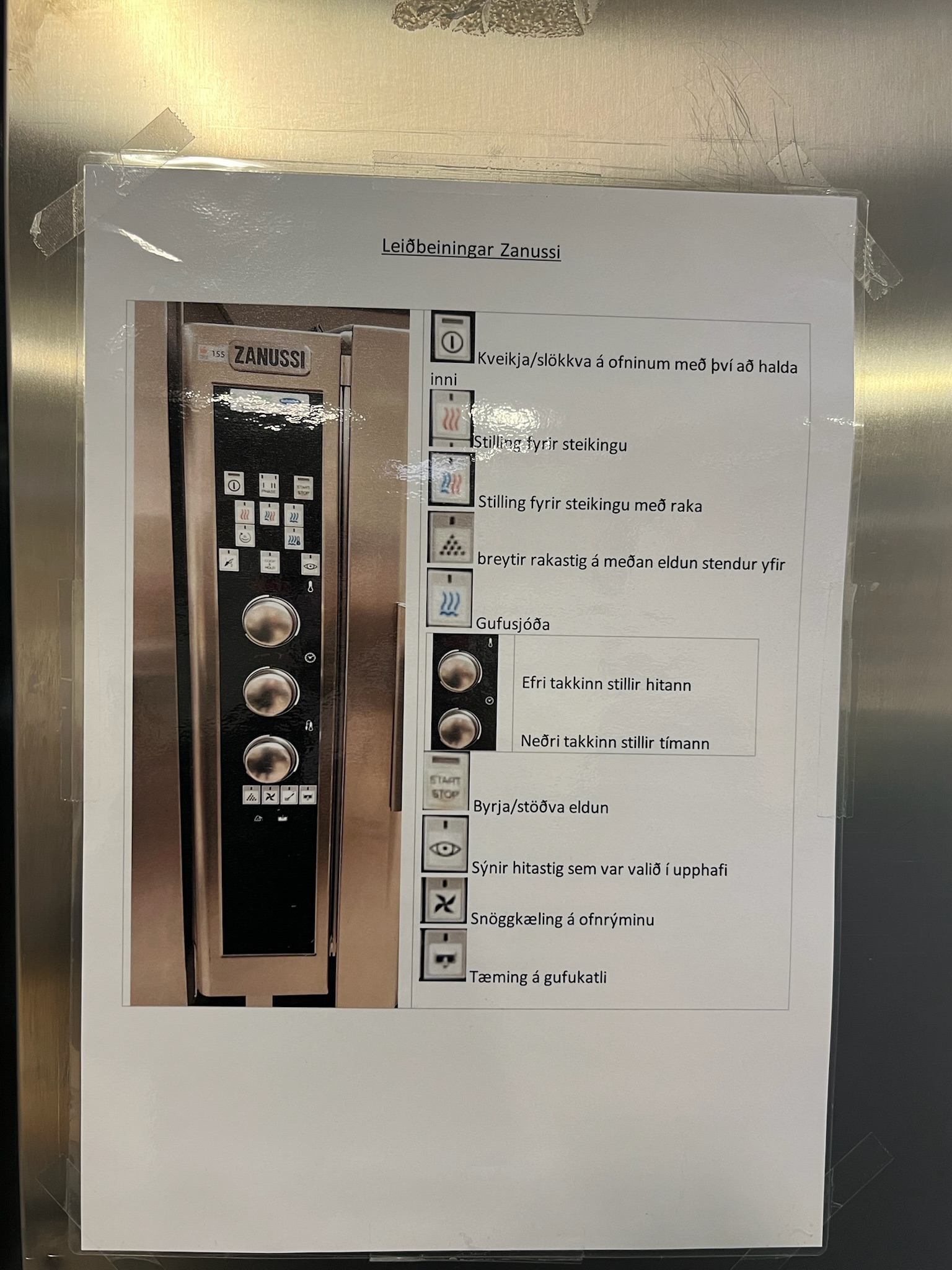 SELT / SOLD Zanussi gufuofn, 20 skúffur 8