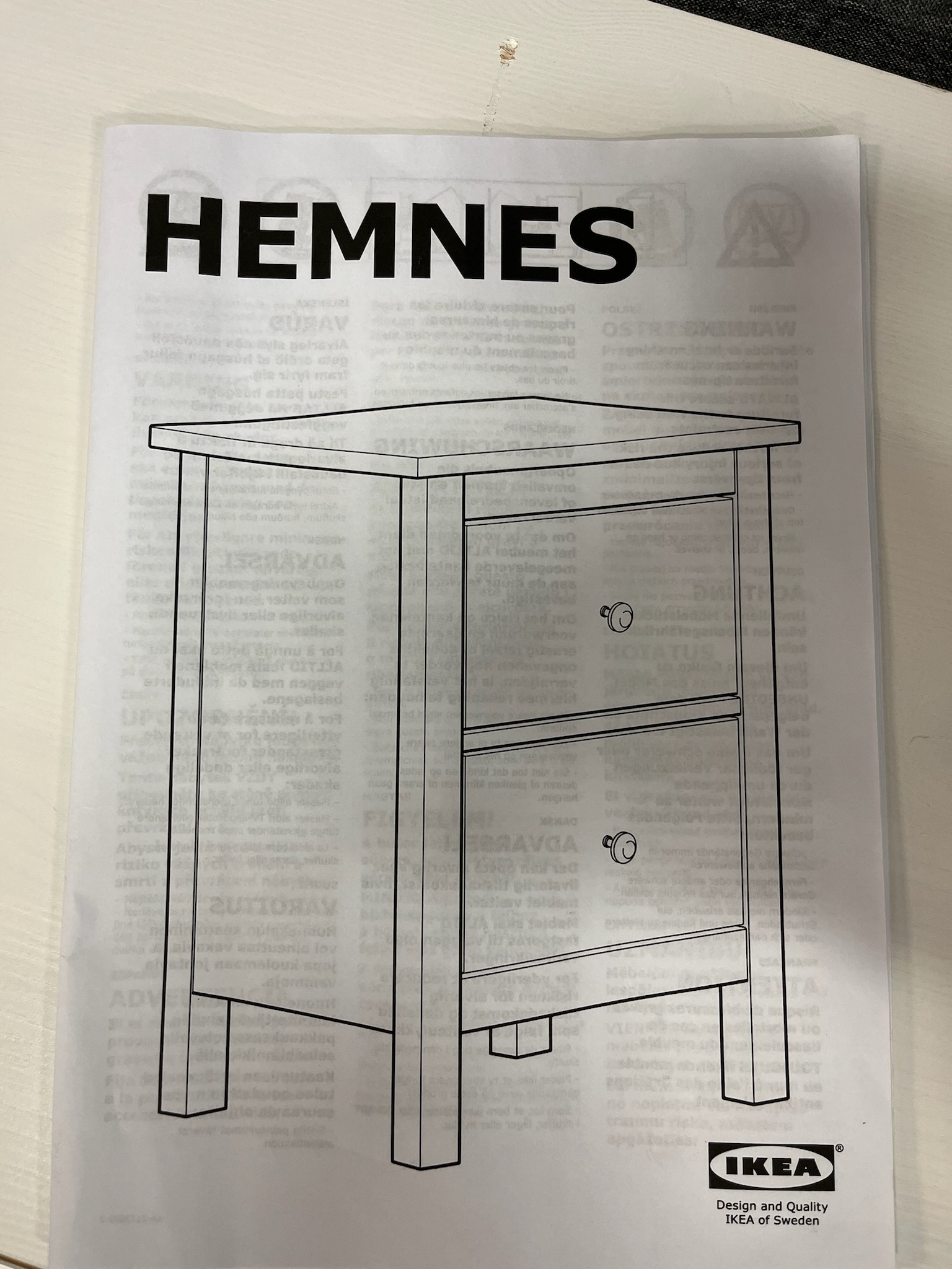 SELT / SOLD IKEA kommóða, H66 x B54 x D38 sm. 5