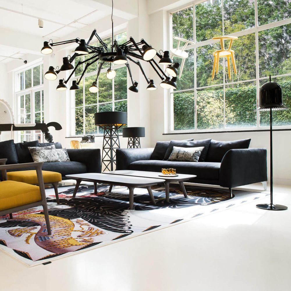 SELT / SOLD Moooi Dear Ingo – hengiljós eftir Ron Gilad (svart) 2