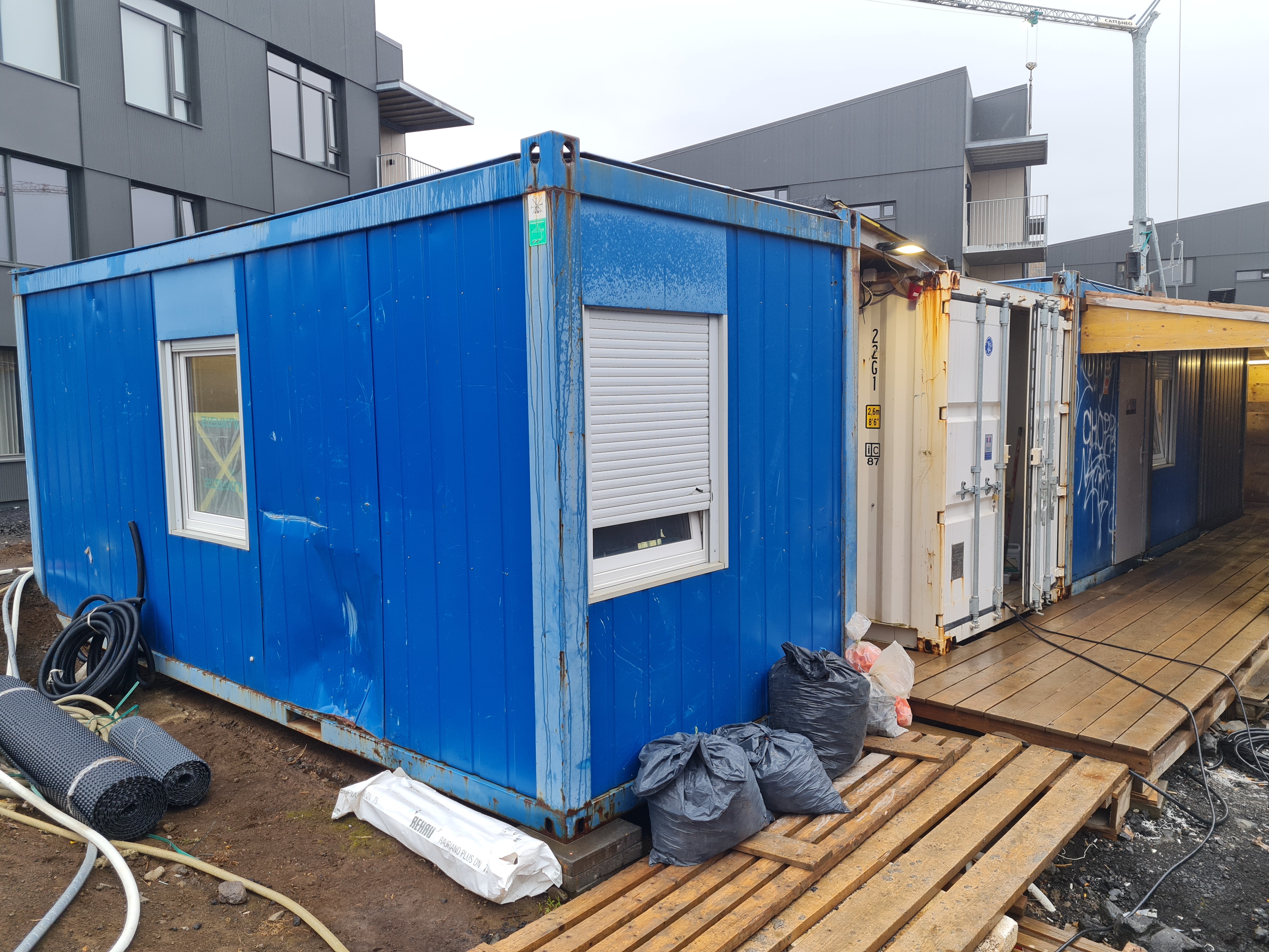 Selt - Gámahús - WC og gallageymsla - starfsmannaskápar 3