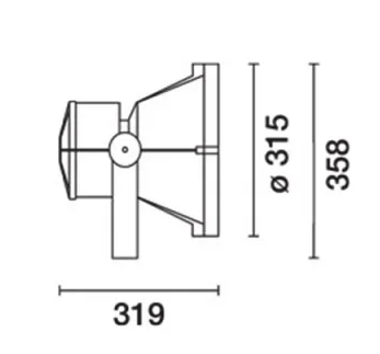iGuzzini flóðljós - Ónotað 3