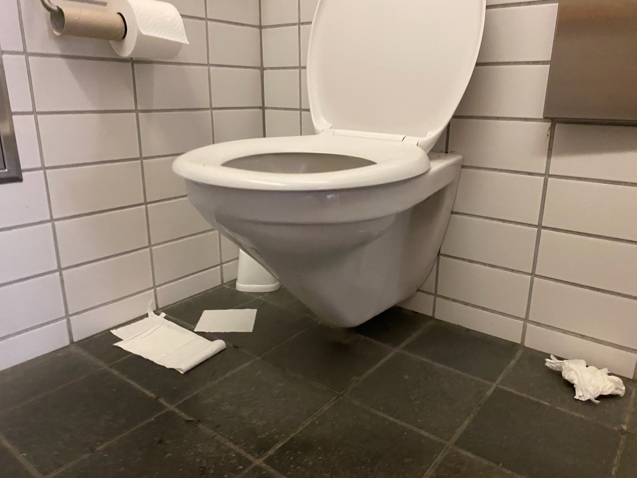 SELT/SOLD WC / vegghengt salerni, kassi og takkar (13 stk.) 5