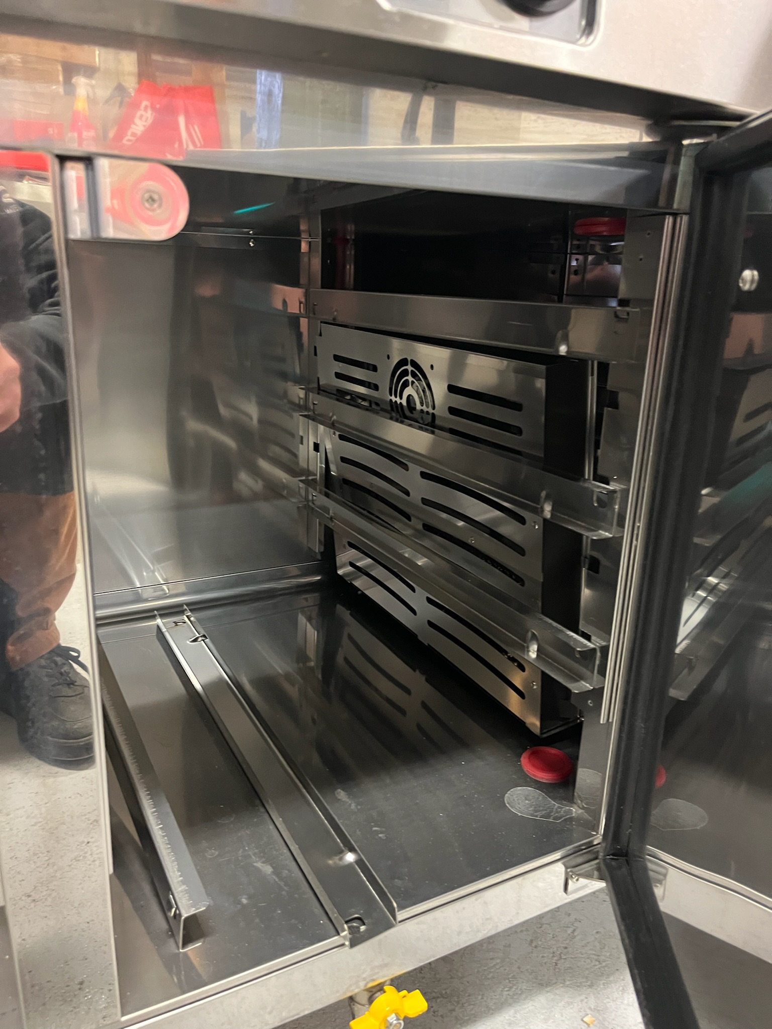 SELT / SOLD Metos hitaborð undir gastrobakka, 2023, B160 D65 x H90 sm. 6