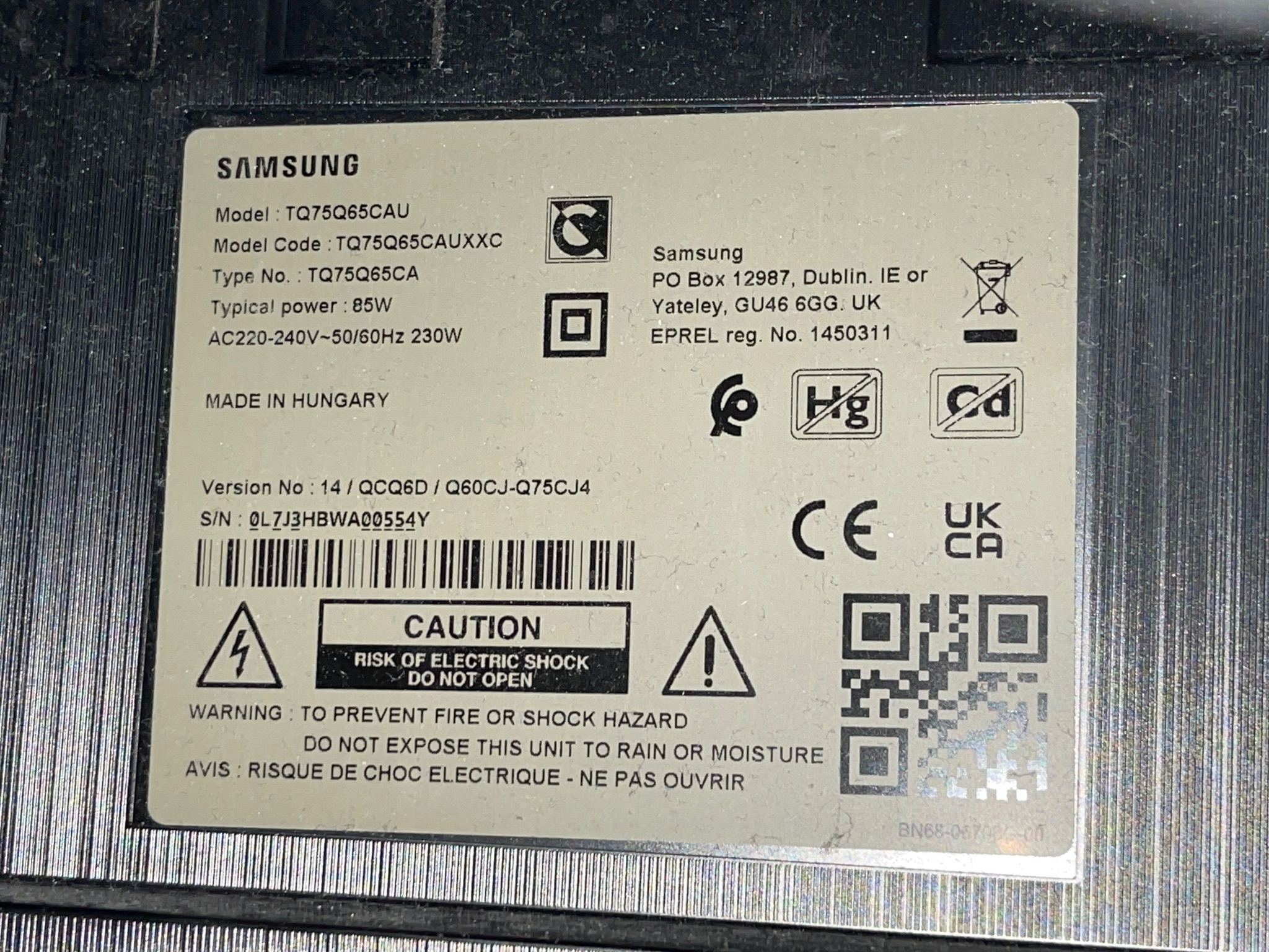 SELT / SOLD Samsung QLED sjónvarp, 4K smart TV, 75", 2023 (2 stk.) 4