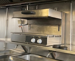 SELT / SOLD Salamander grill, B65 x D50 x H46 sm.