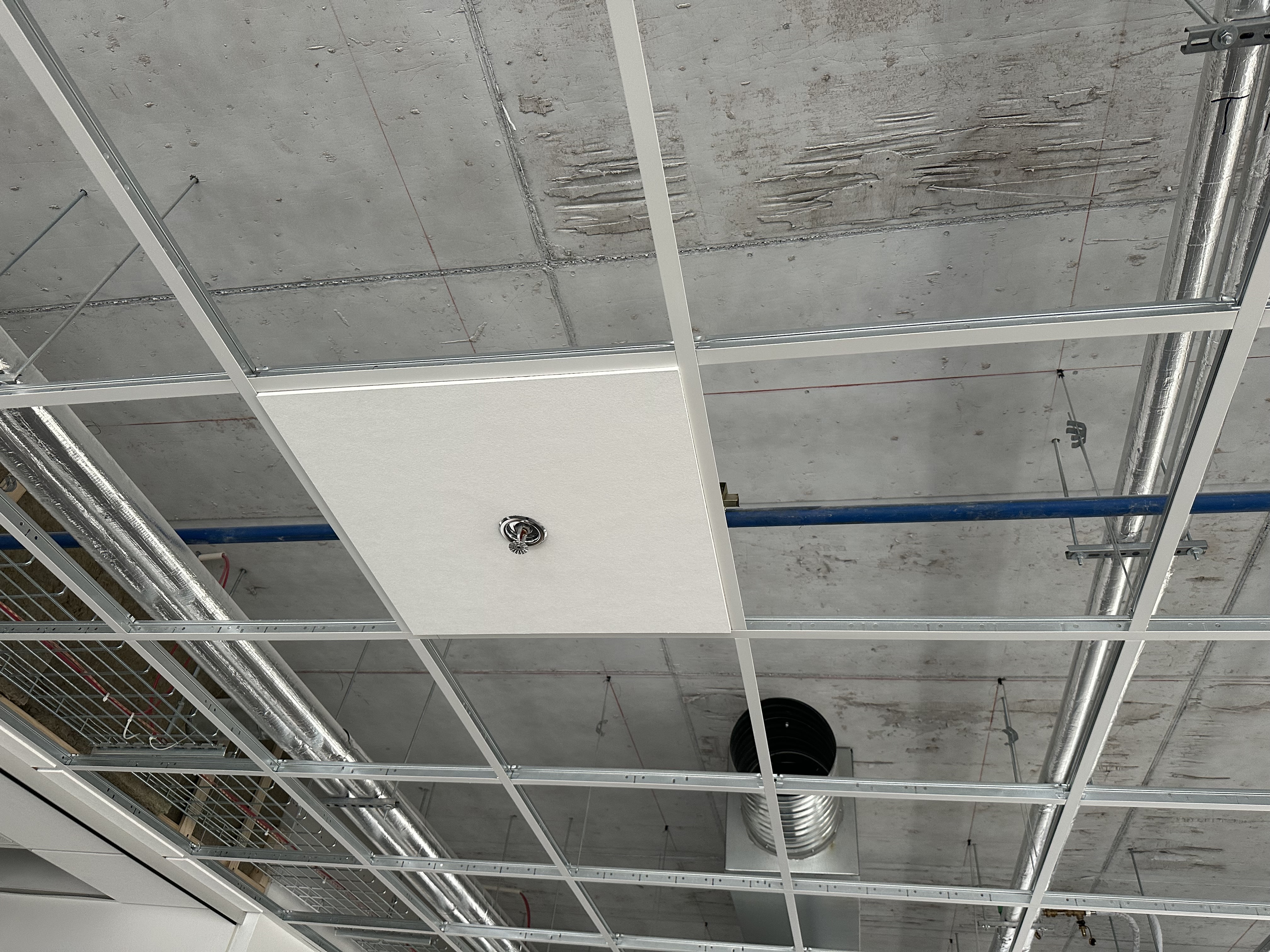 SELT / SOLD - Kerfisloft - ljós - plötur 300 fm. 7