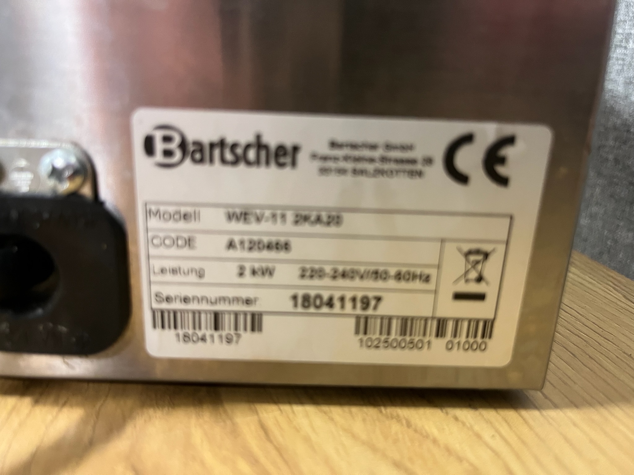 SELT / SOLD Tvöfaldur Bartscher pylsupottur frá BVT 7