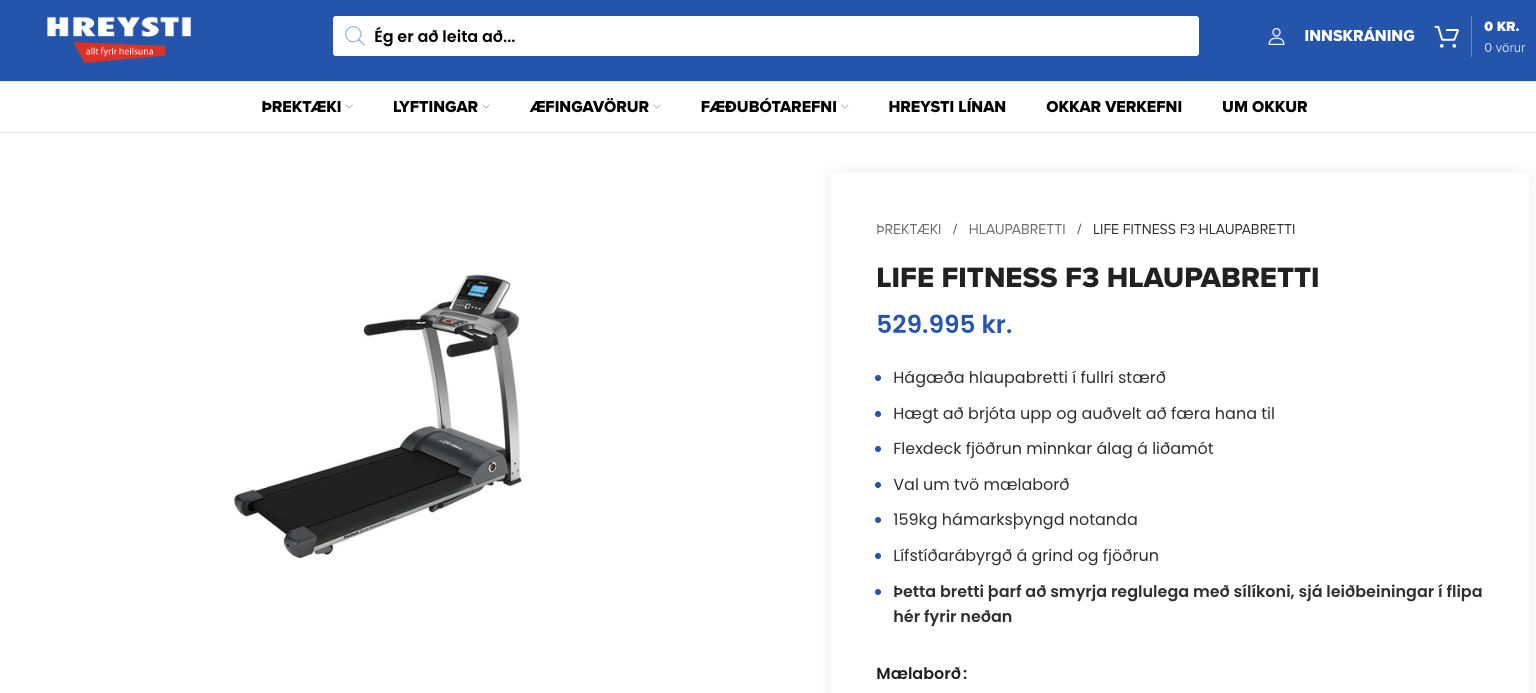 SELT / SOLD Life Fitness F3 hlaupabretti 13