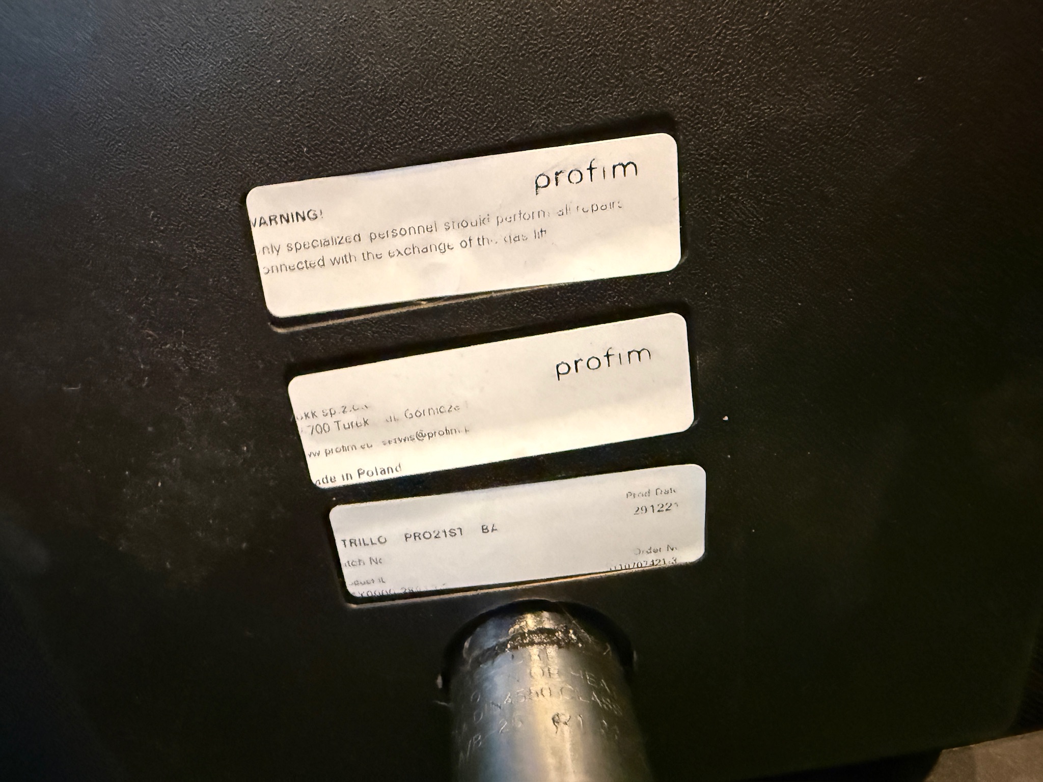 SELT / SOLD Profim Trillo Pro fundarstólar frá Sýrusson - PLAY 13