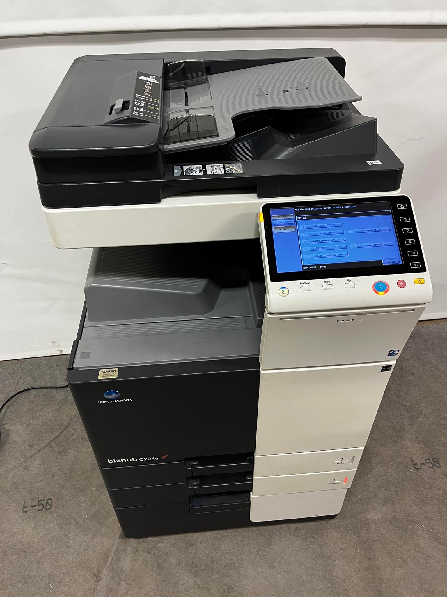 SELT / SOLD Konica Minolta Bizhub c224e fjölnotatæki 2