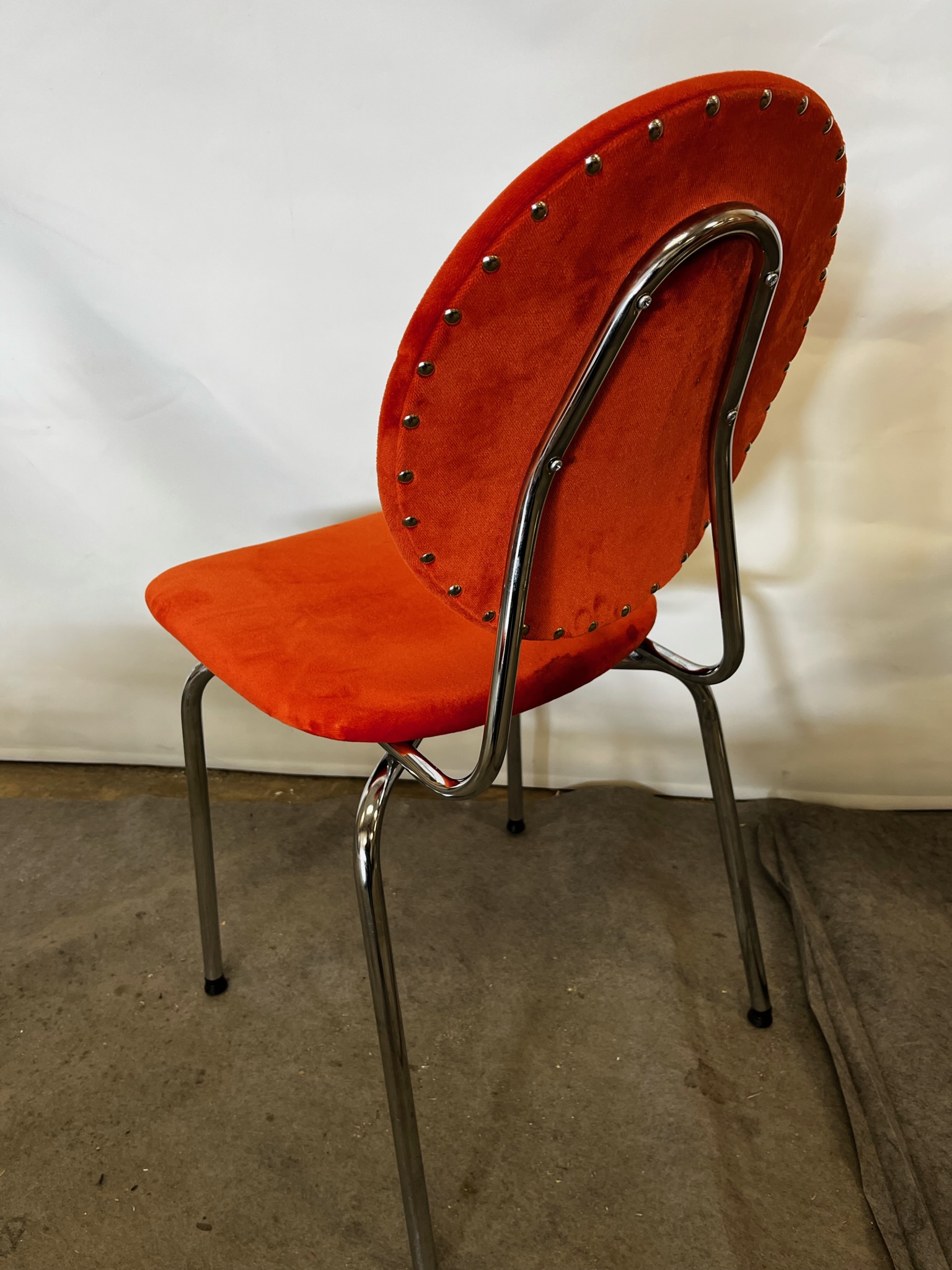 SELT / SOLD Eldhússtólar - velvet - Sóló - Stálhúsgögn 4