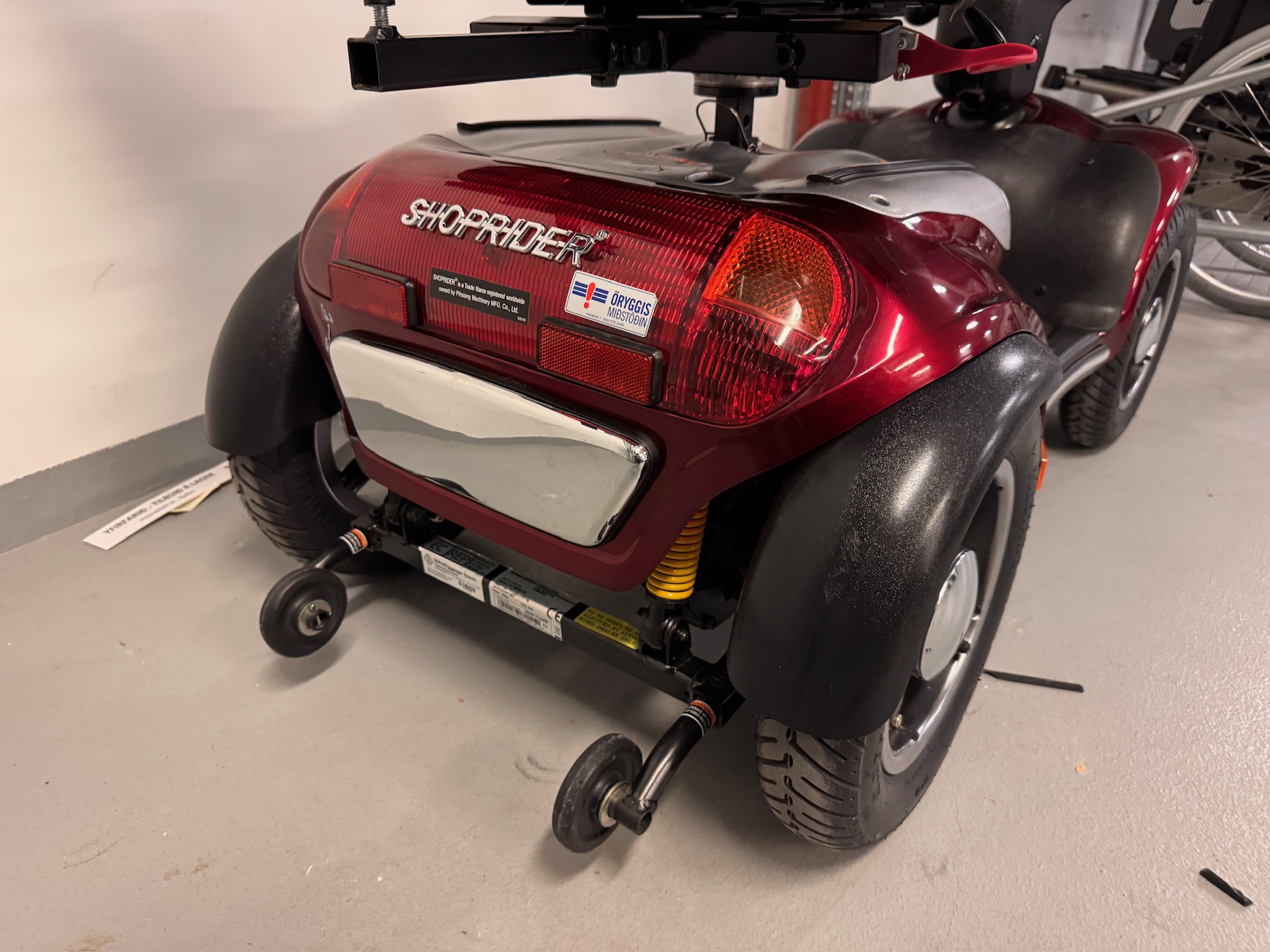 SELT / SOLD Shoprider rafskutla 8