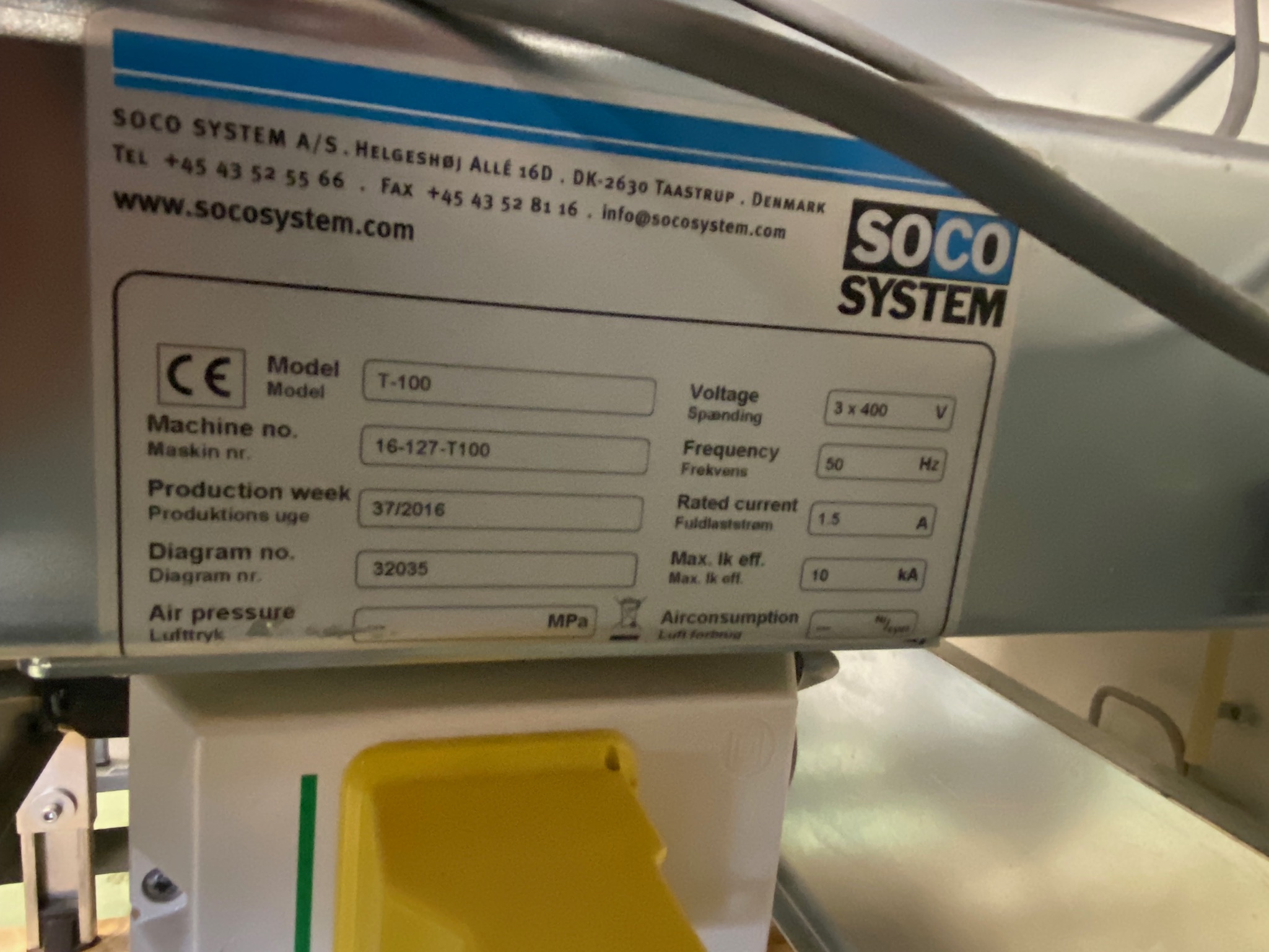 SELT / SOLD Álímingarvél / kassalímingarvél frá Soco System (2 stk.) 12