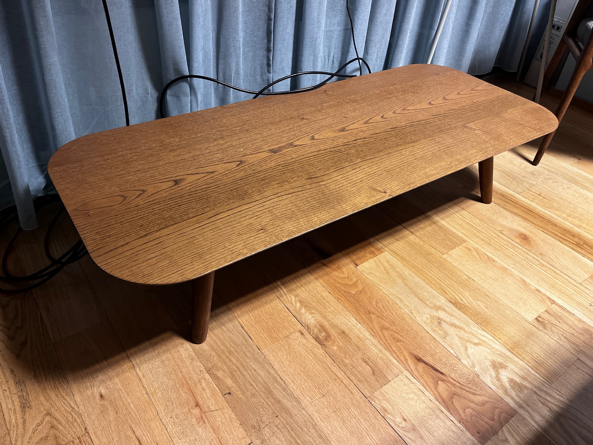 SELT / SOLD Moooi stofuborð Cinnamon Stained , L145 x B60 x H30 sm. 2