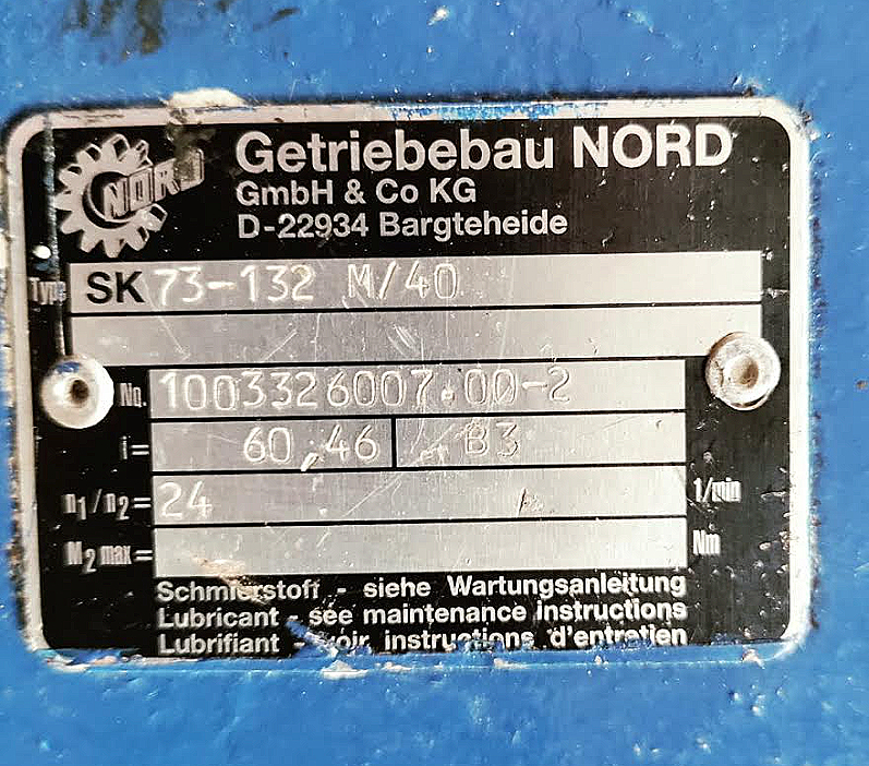 Getriebebau NORD mótor, 7.5 kW 3