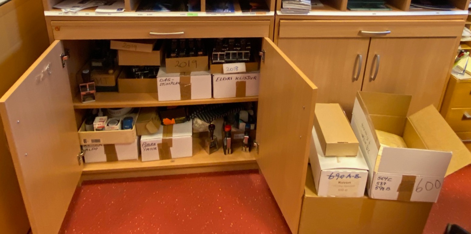 SELT / SOLD handverksskápur / 30 smáhólfaskápur frá AJ vörulistanum - 2 stk 7