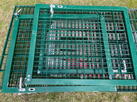 SELT / SOLD - Grindur - grindverk, L248 x H120 sm, 40 lengdarmetrar 9