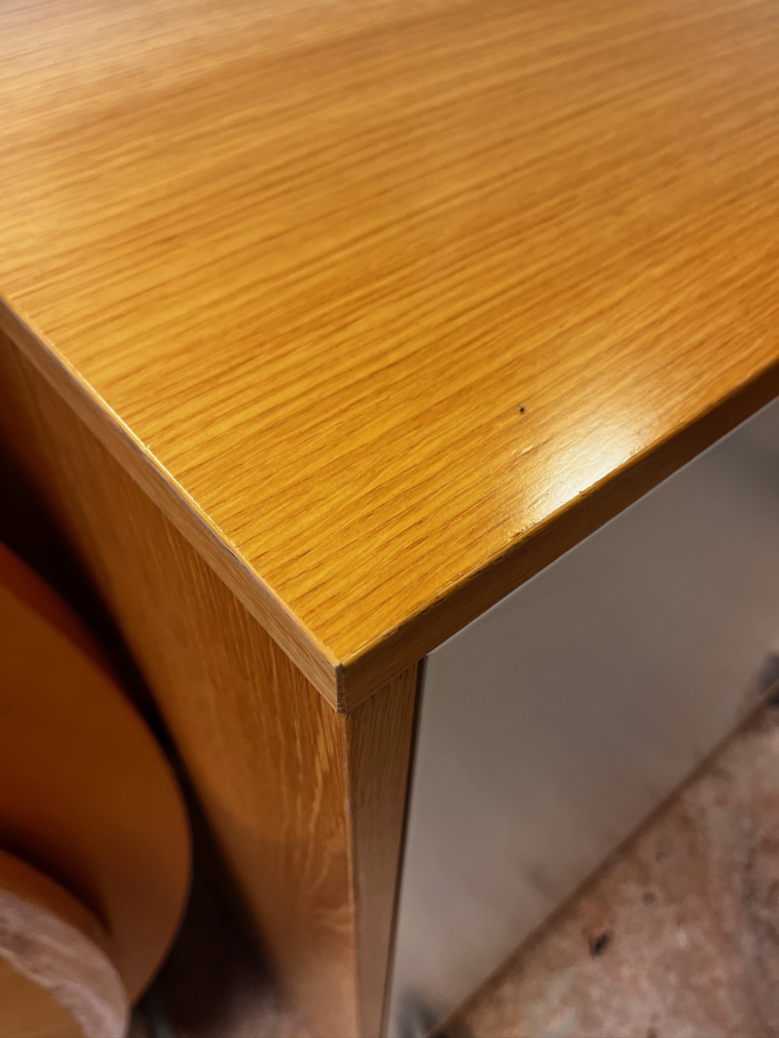SELT / SOLD Skrifstofuskápur með rennihurðum á hjólum frá Á. Guðmundsson 5