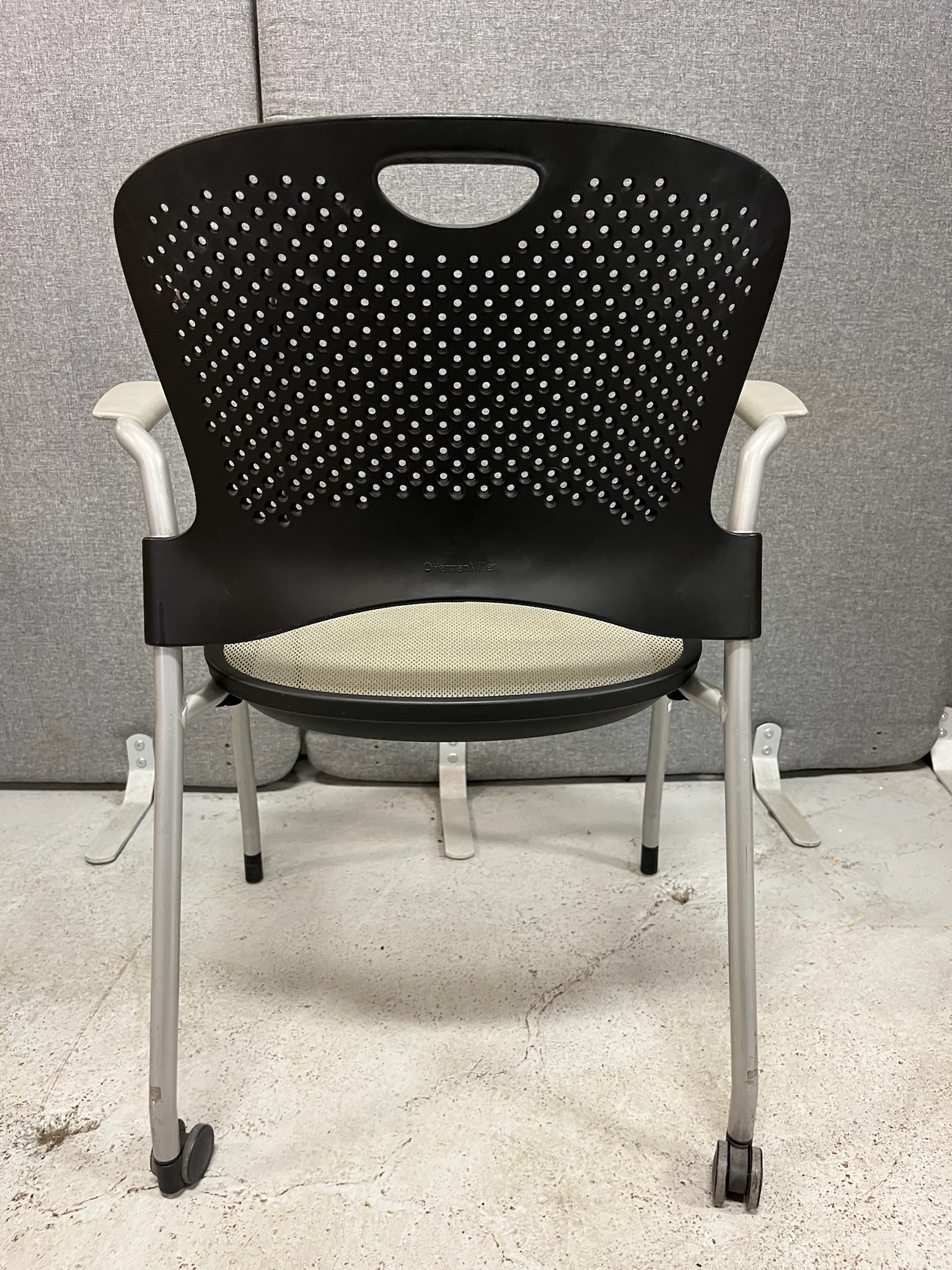 SELT / SOLD - Herman Miller fundarstóll, staflanlegur (2 stk.) 3