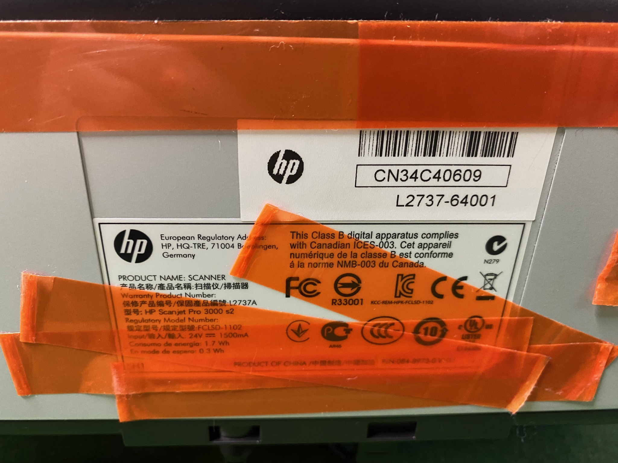 SELT / SOLD Gagnaskanni - HP ScanJet Pro 3000 s2 4
