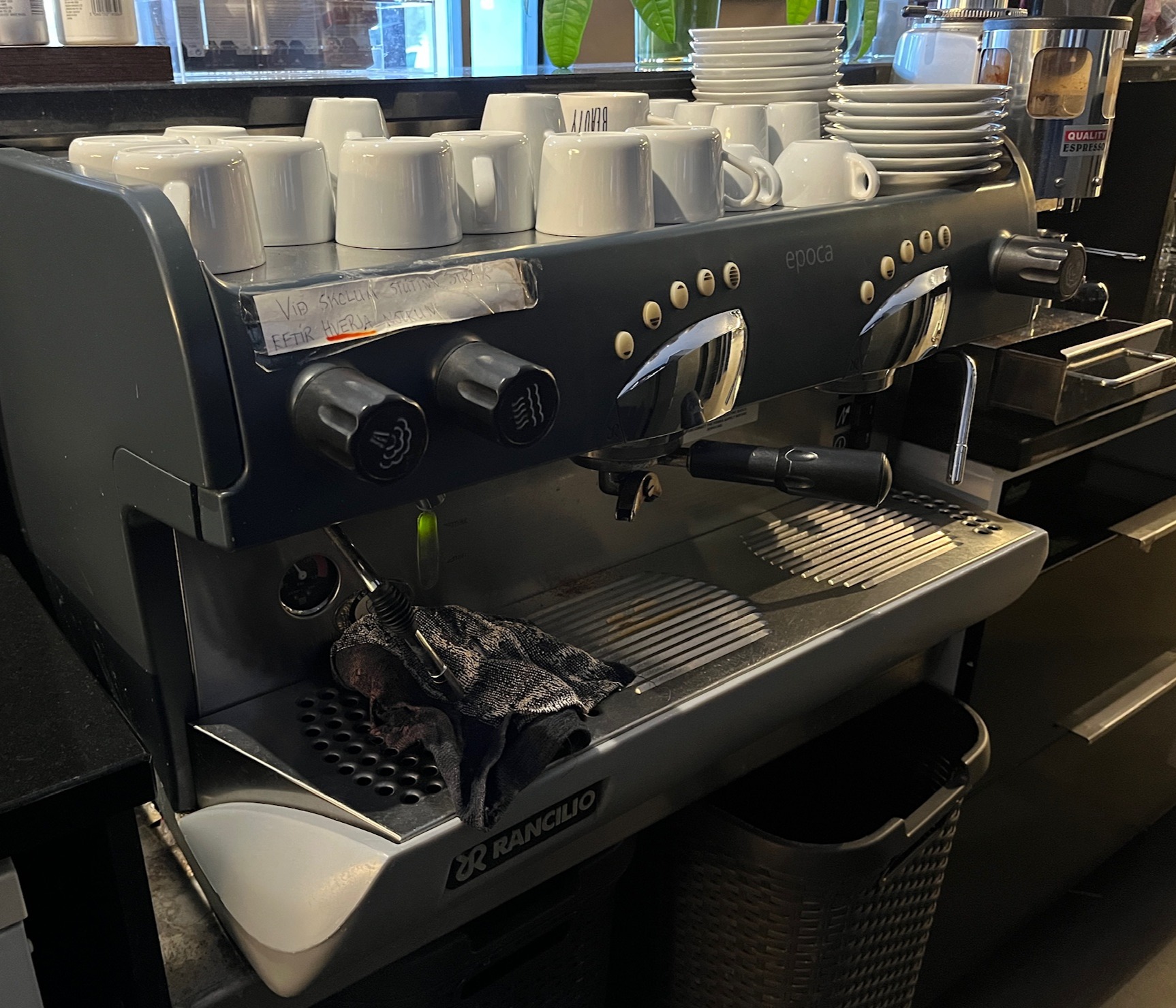SELT / SOLD Glæsileg Rancilio expresso kaffivél