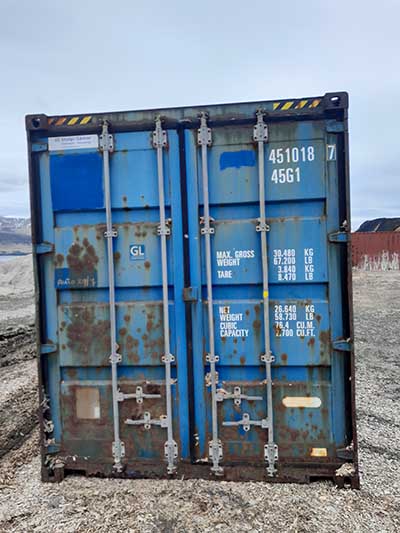 SELT / SOLD - Gámur Akranes - 40 fet. Nr. 451018. -
