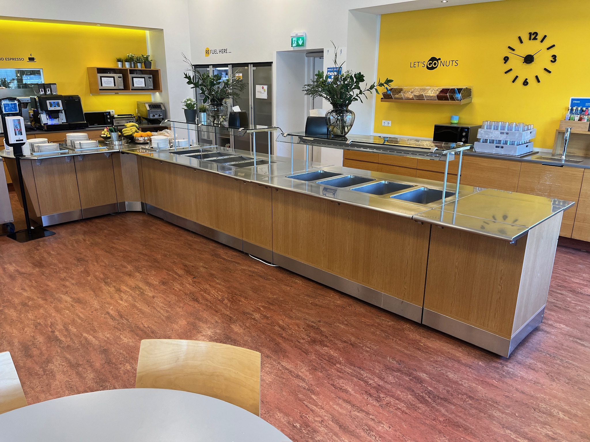 SELT - SOLD Mötuneytislína, vönduð sérsmíði METOS L595 x B230 x D115 x H89 sm