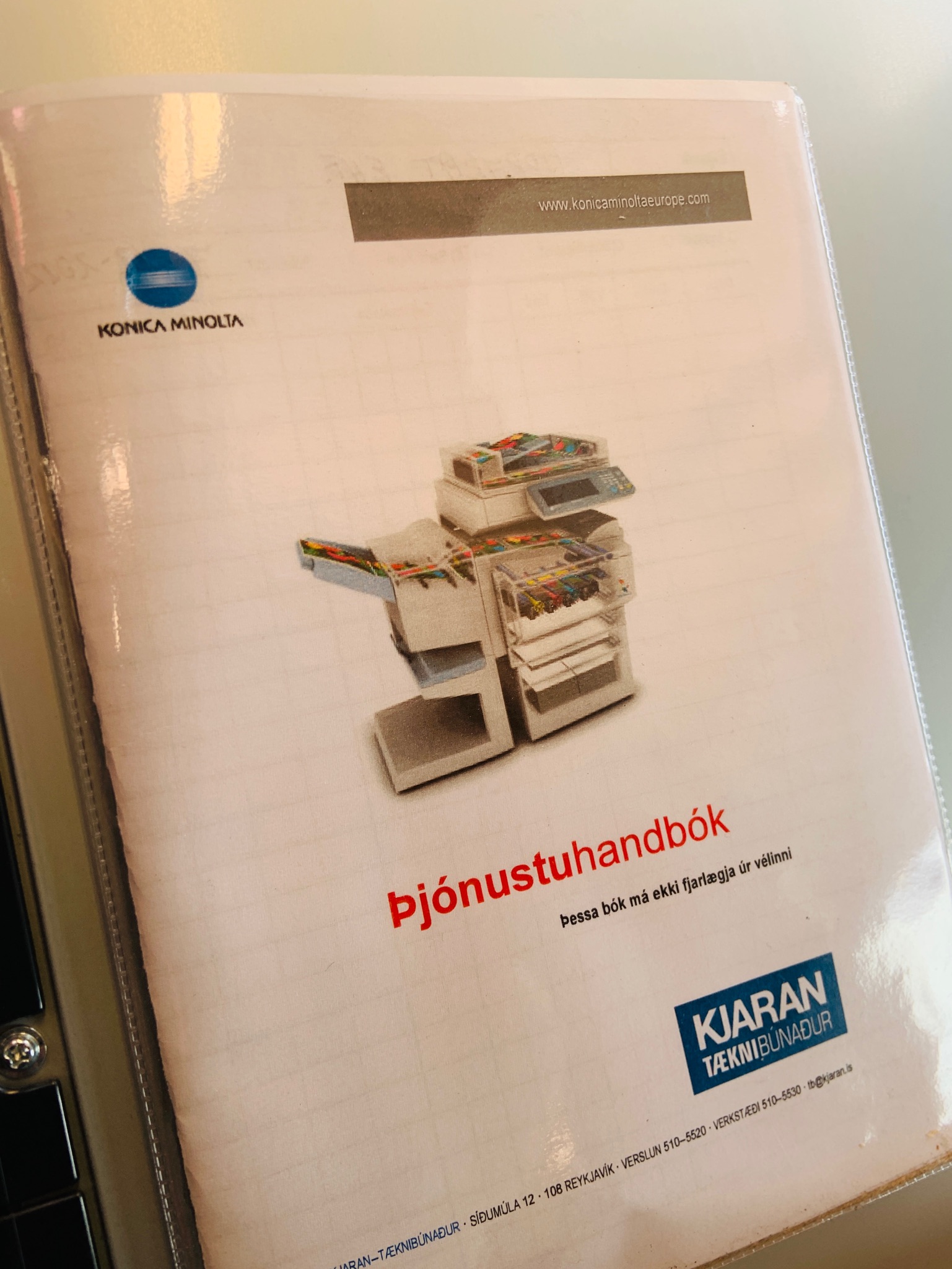 Selt/Endurnýtt-Konica Minolta bizhub 165 8