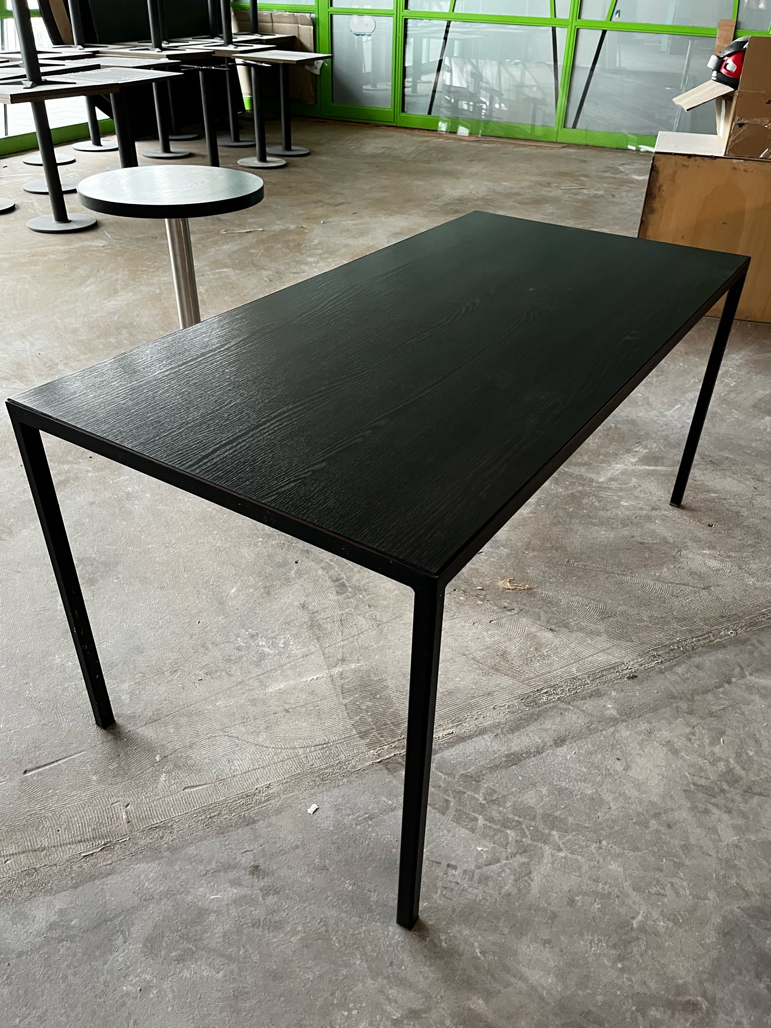 SELT / SOLD Eldhúsborð 6 manna - B160 x D80 sm. (3 stk.)